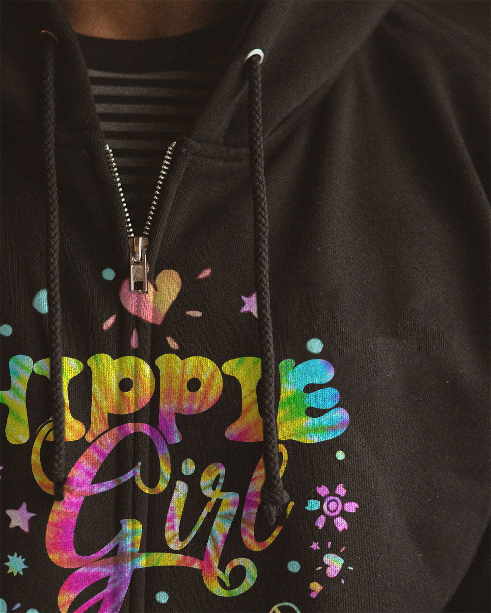 PEACE LOVE TIE DYE ALL OVER PRINT - YHLN0602231