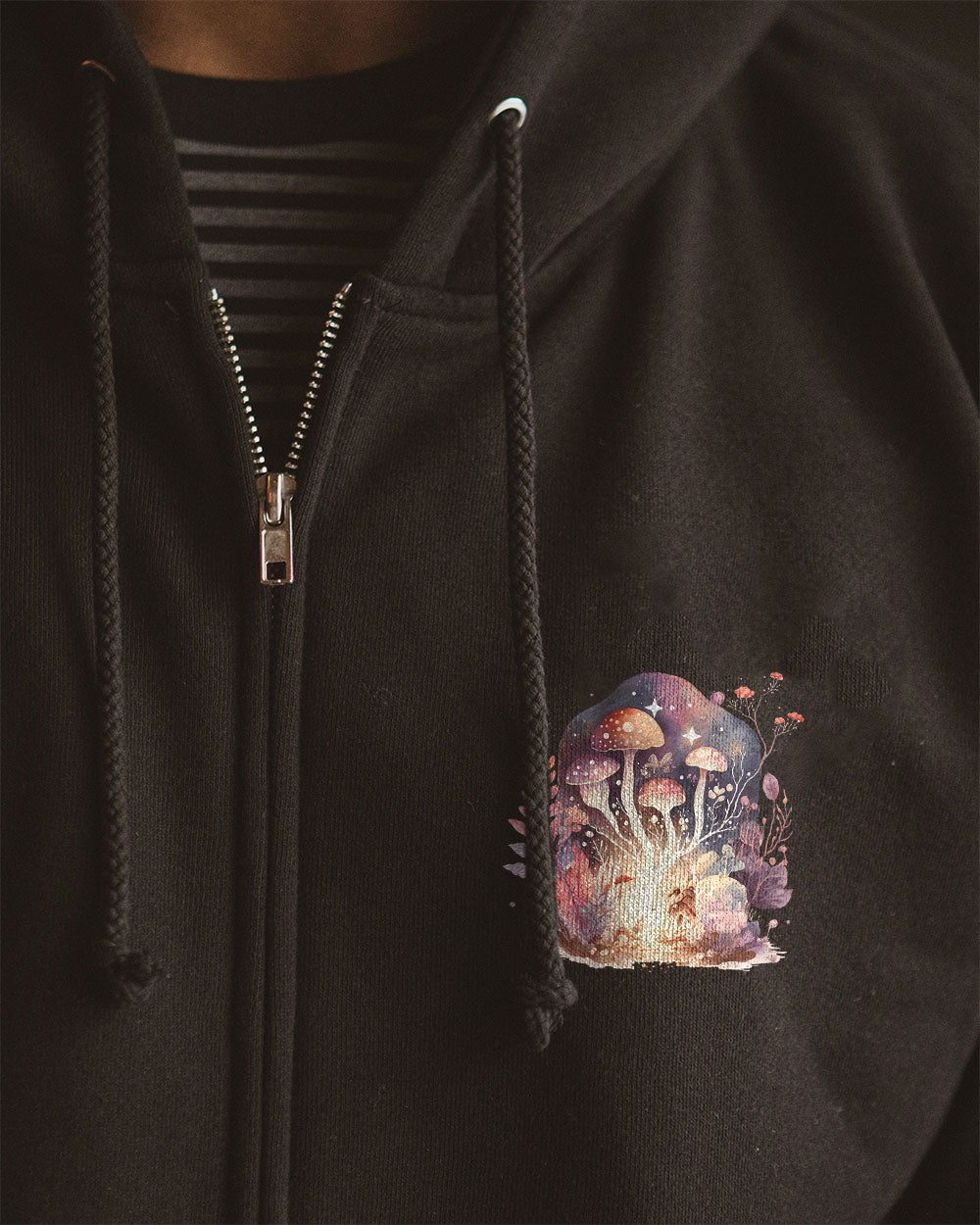JUST A GIRL WHO LOVES MUSHROOMS ALL OVER PRINT - TA31012315