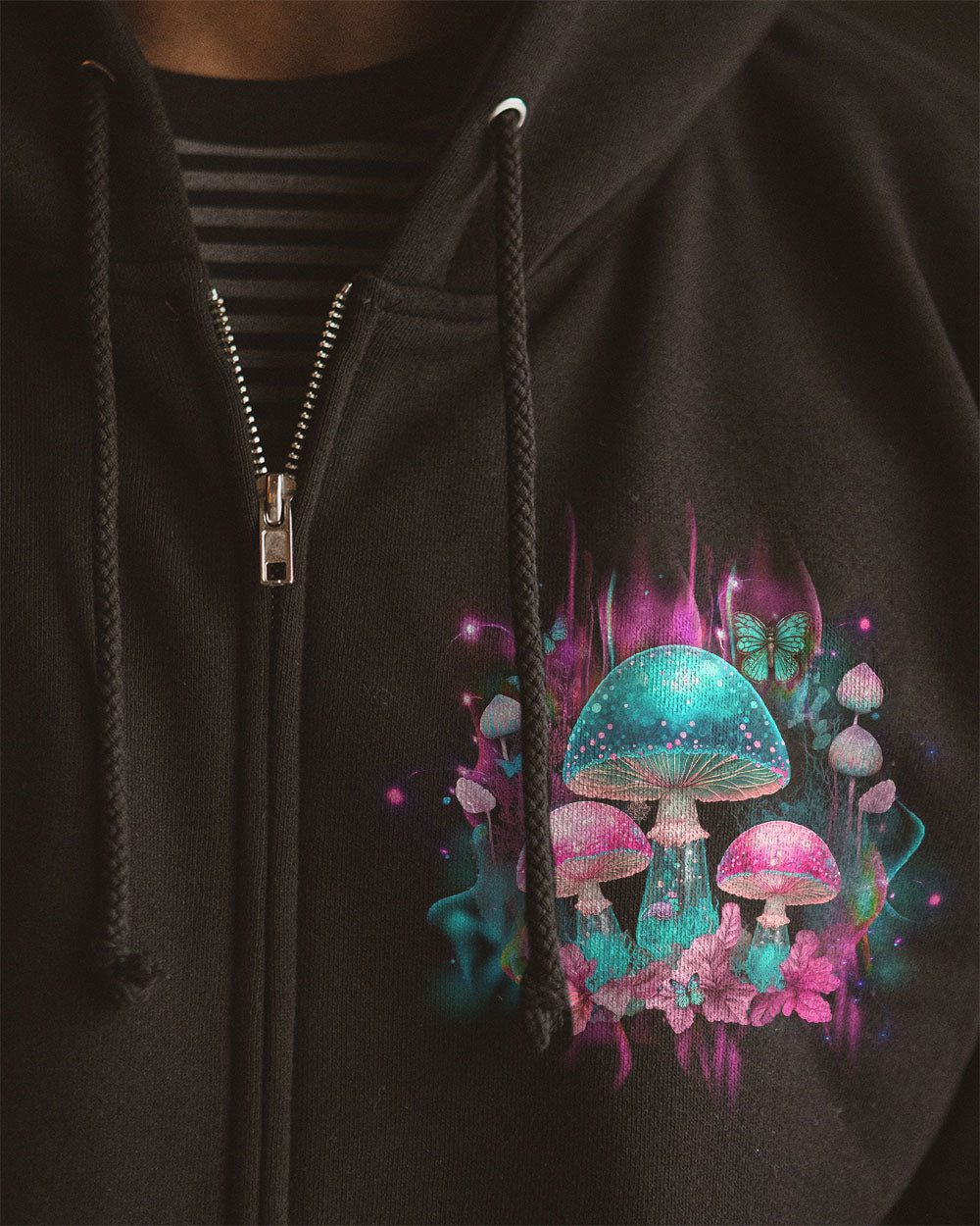 STAY TRIPPY LITTLE HIPPIE MUSHROOMS ALL OVER PRINT - YHHG1003234