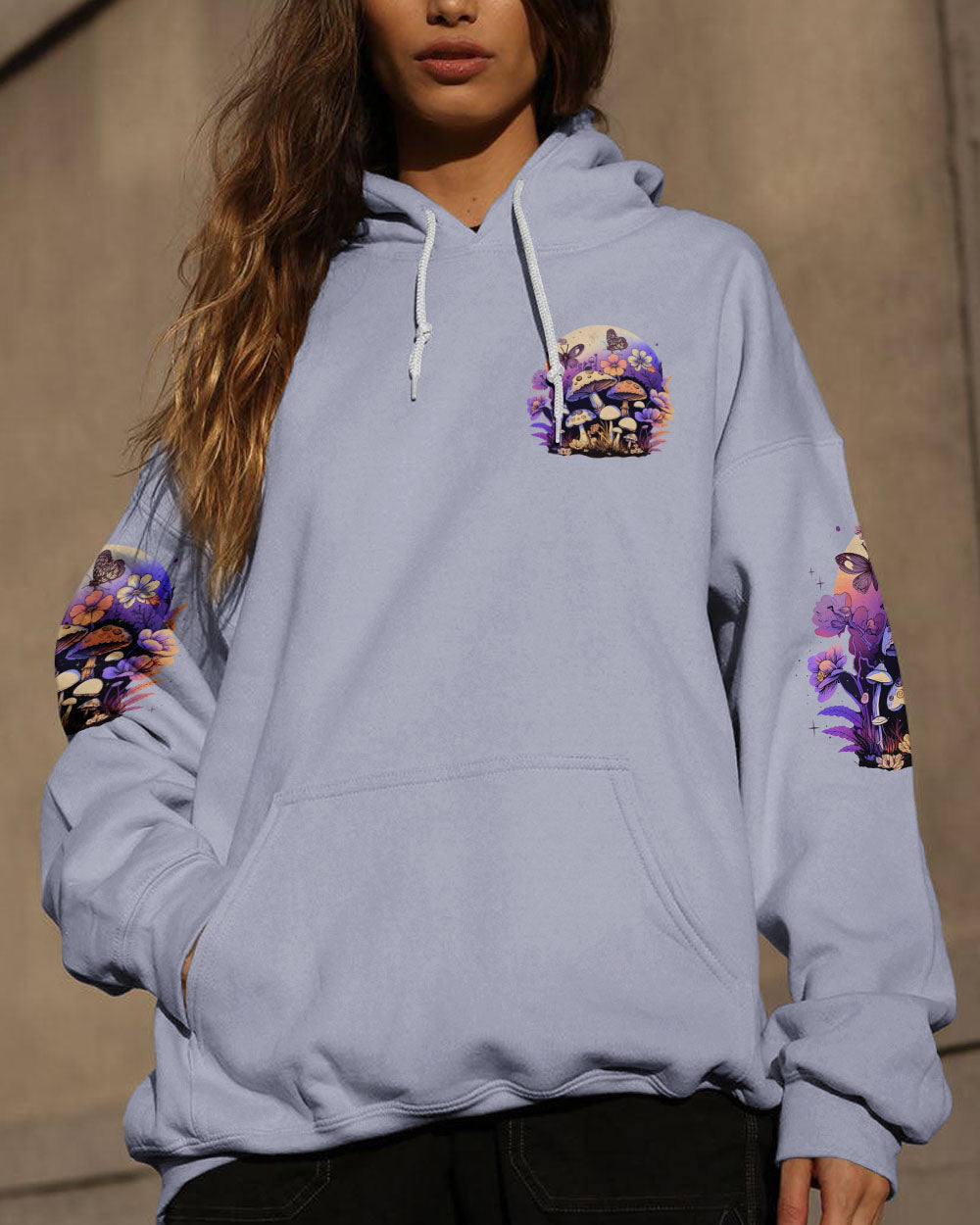 EAT MUSHROOMS SEE THE UNIVERSE ALL OVER PRINT - TLNZ2704233