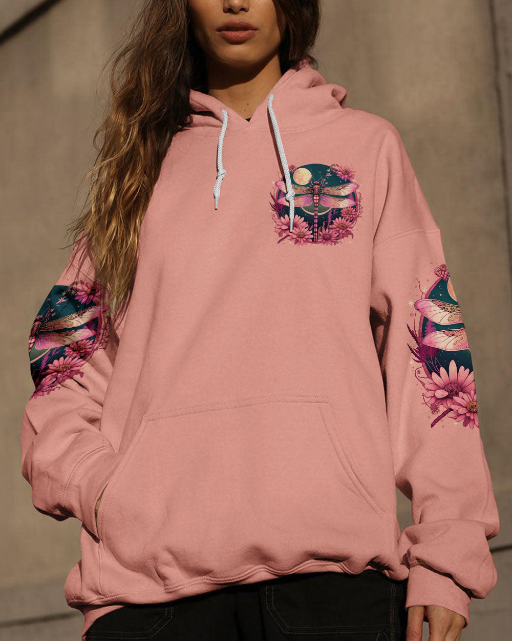 MAY YOU TOUCH DRAGONFLIES AND STARS PINK ALL OVER PRINT - TLTR0805231