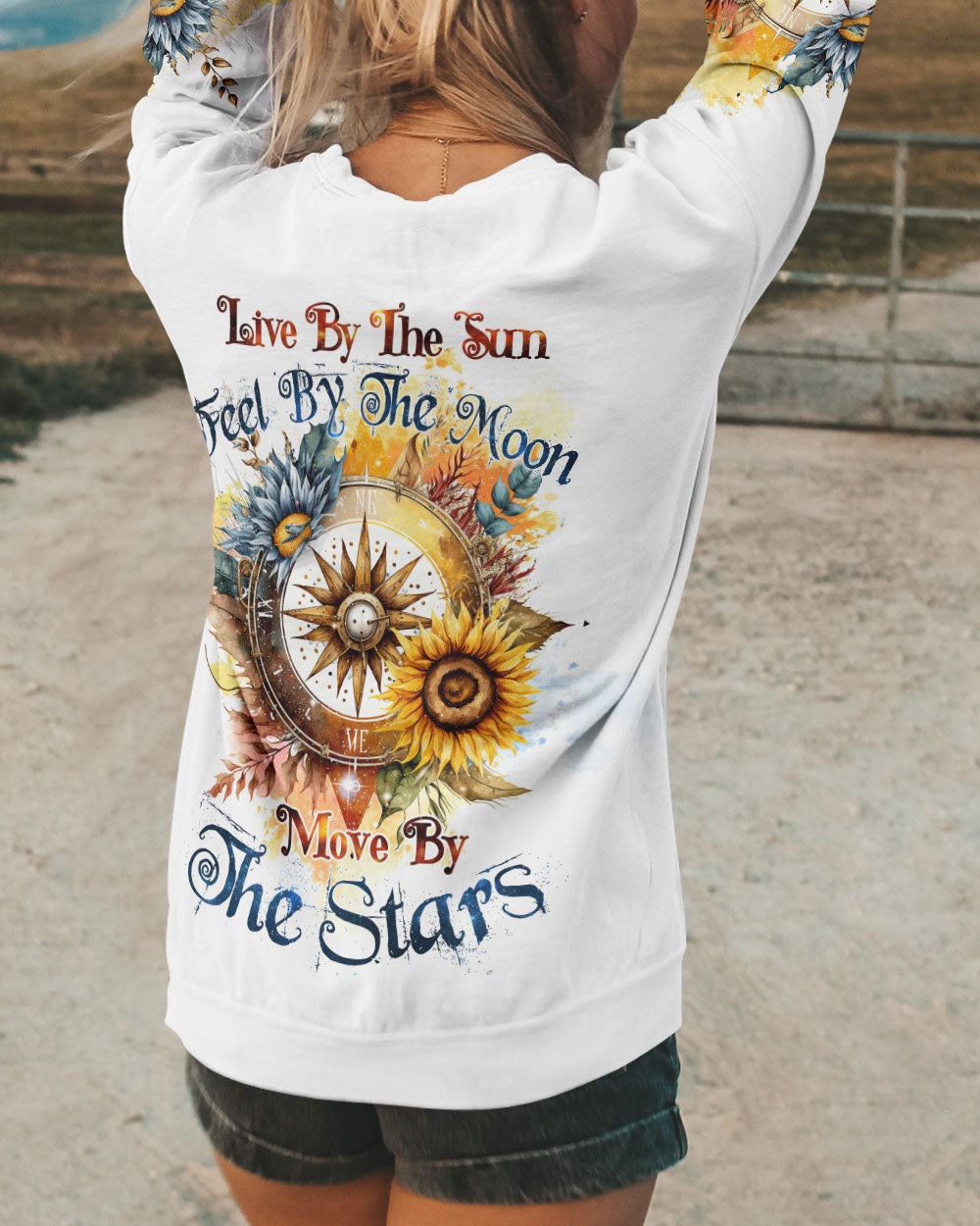 LIVE BY THE SUN COMPASS ALL OVER PRINT - TYTW03042310