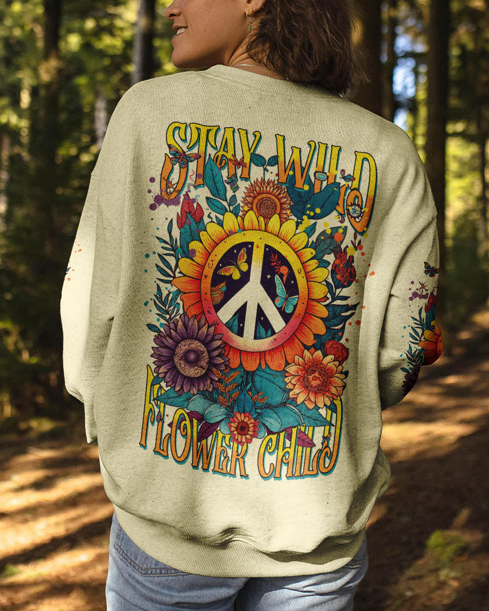 STAY WILD FLOWER CHILD ALL OVER PRINT - TYTM3003231