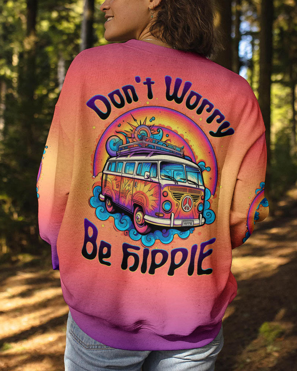 DON'T WORRY BE HIPPIE ALL OVER PRINT - TLTW1205232