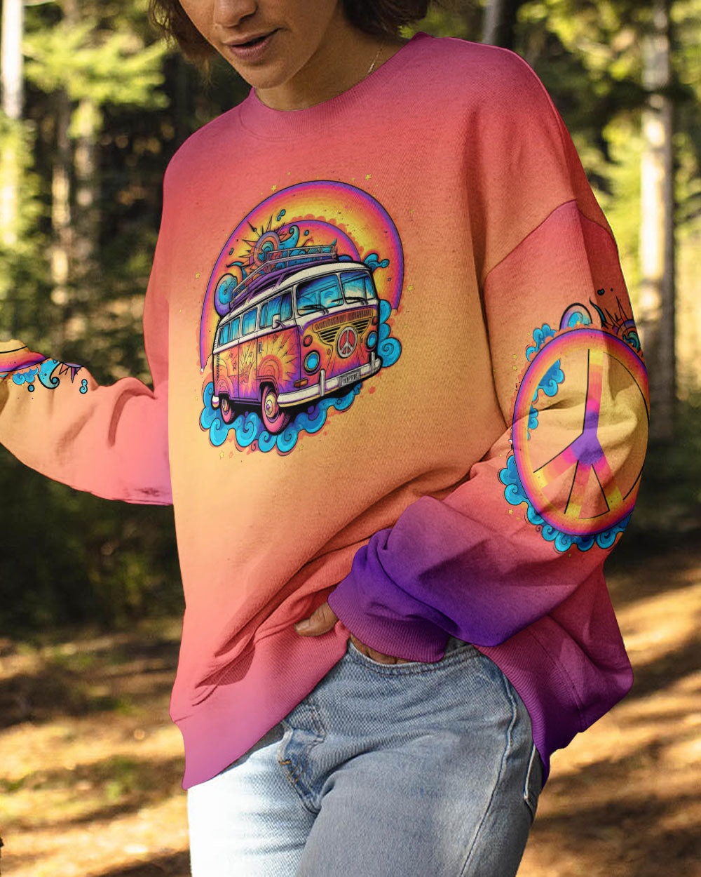 DON'T WORRY BE HIPPIE ALL OVER PRINT - TLTW1205232