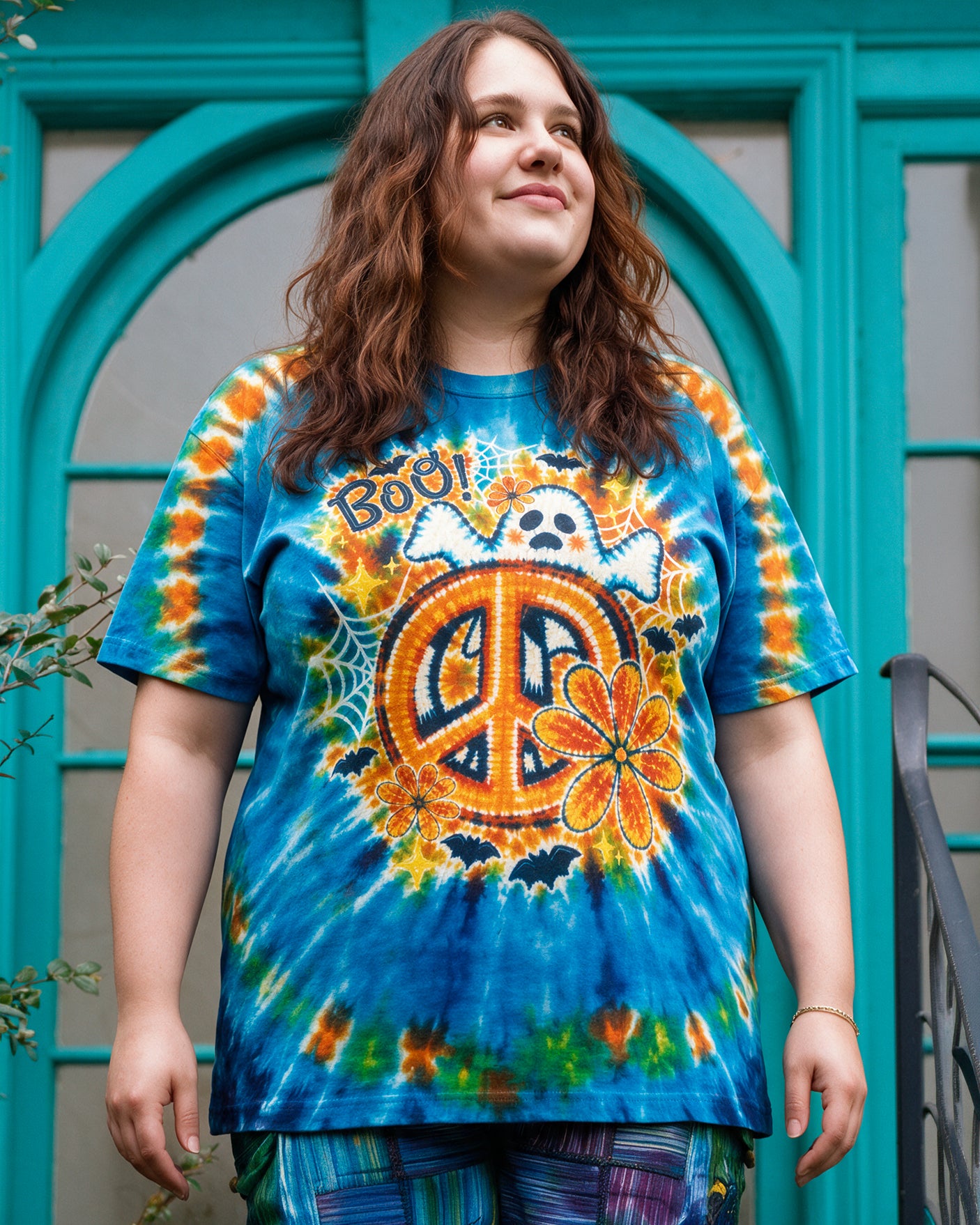 HEY BOO HIPPIE GHOST HALLOWEEN ALL OVER PRINT - RI2107261
