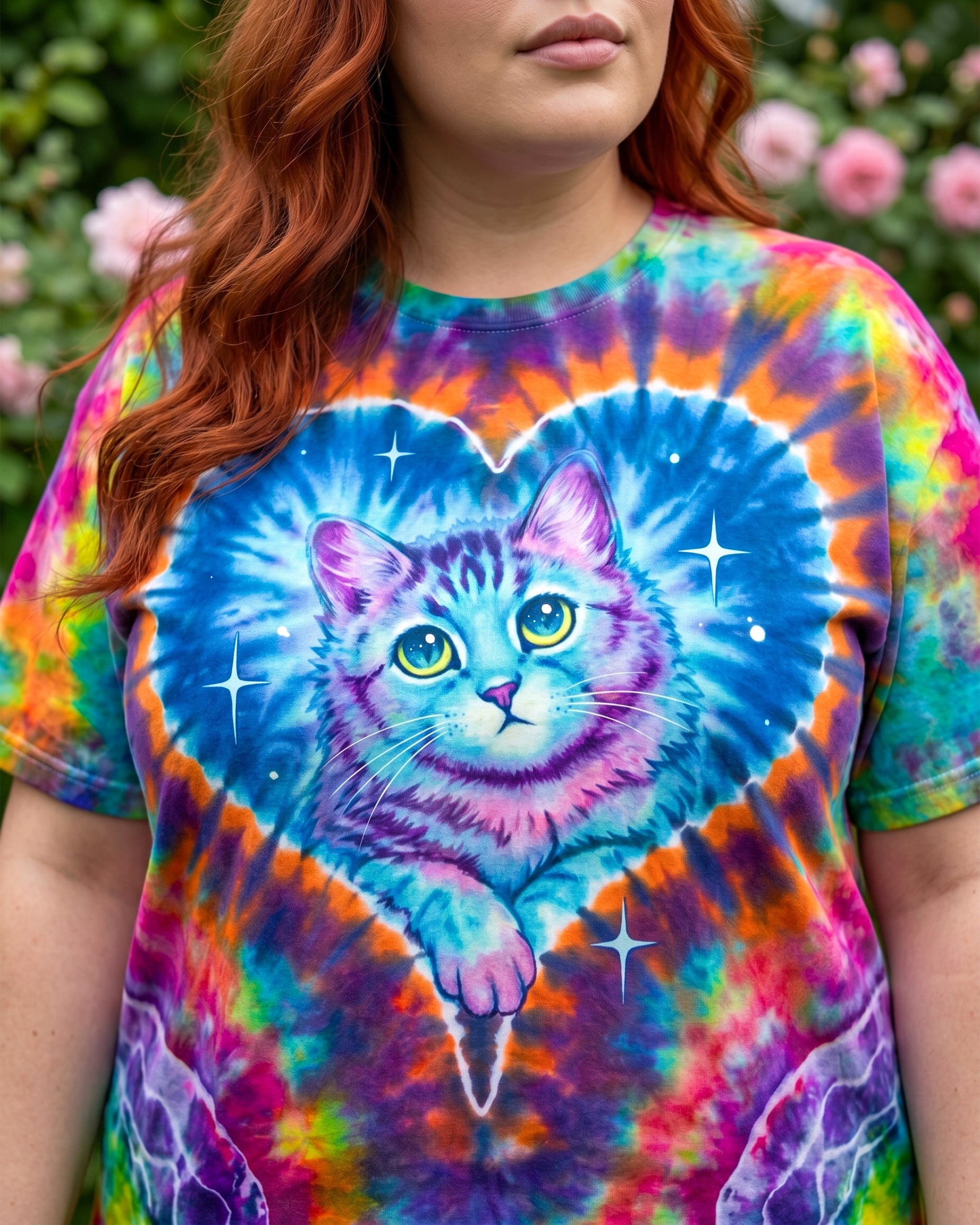 NEON DREAM CAT HEART ALL OVER PRINT – KM0405261