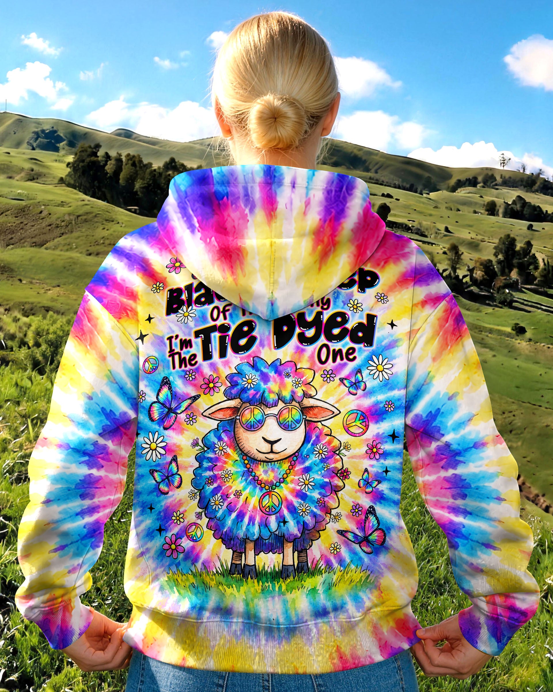 I'M NOT THE BLACK SHEEP SWIRL ALL OVER PRINT - TLNT1307262