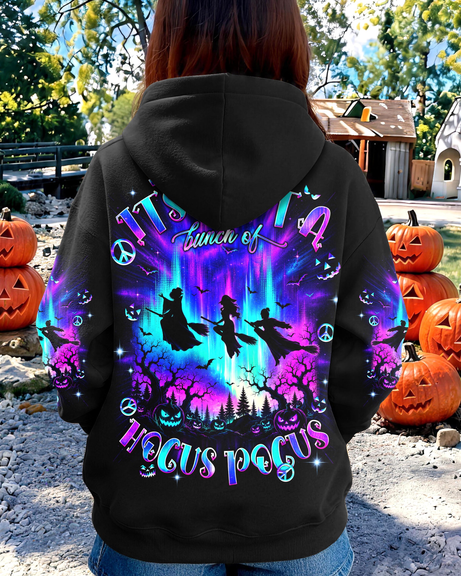 BUNCH OF HOCUS POCUS WITCH HALLOWEEN ALL OVER PRINT  - TLNT1607262