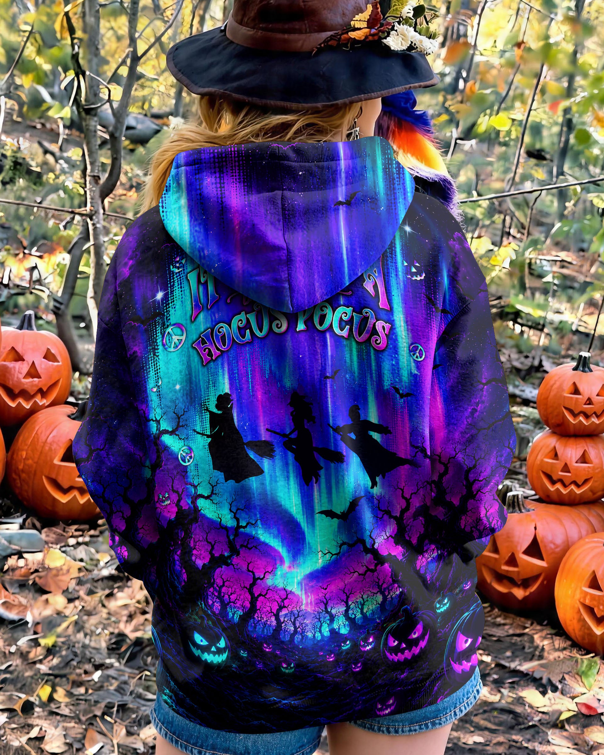 BUNCH OF HOCUS POCUS WITCH HALLOWEEN ALL OVER PRINT  - TLNT1607263