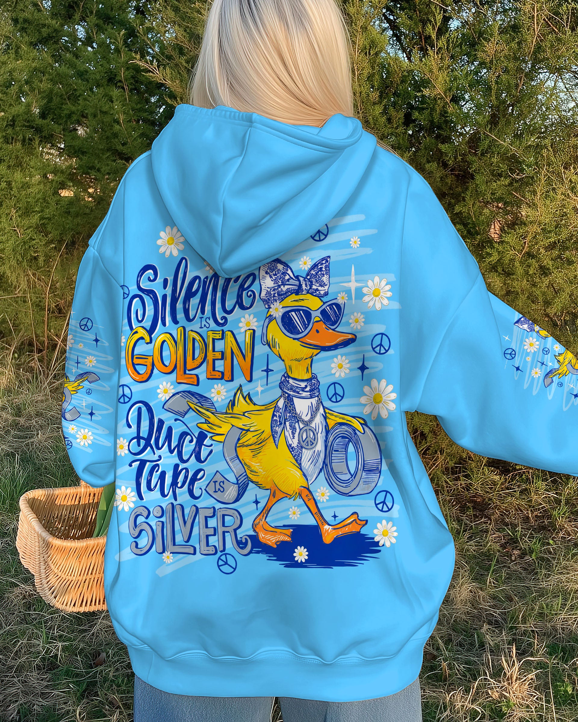 SILENCE IS GOLDEN DUCK ALL OVER PRINT - TLNT0806264