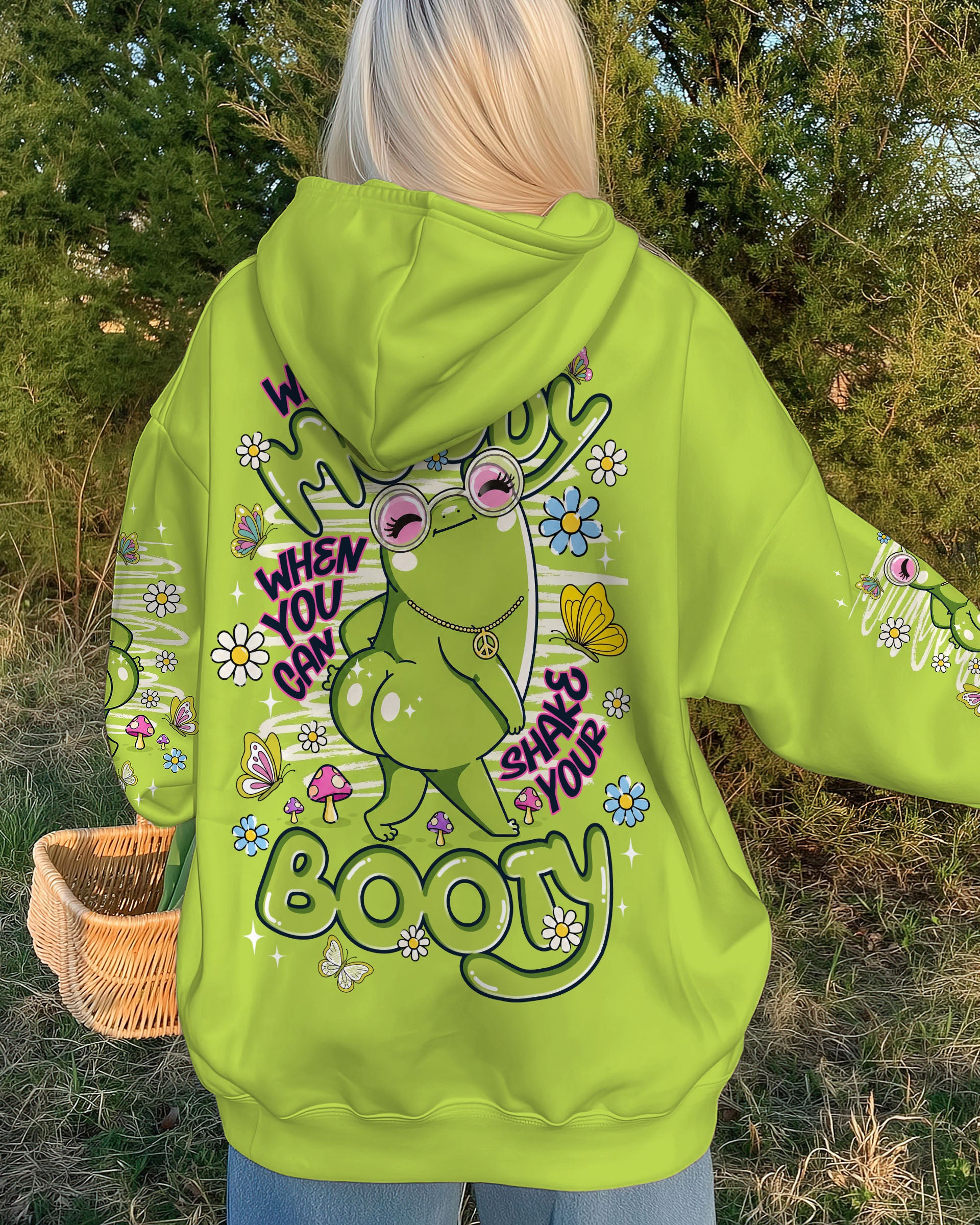 WHY BE MOODY FROG ALL OVER PRINT - TLNT1206263