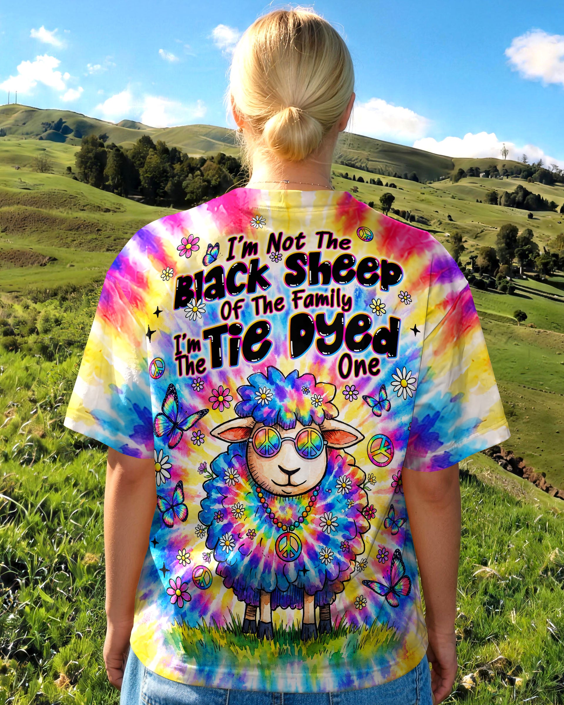 I'M NOT THE BLACK SHEEP SWIRL ALL OVER PRINT - TLNT1307262