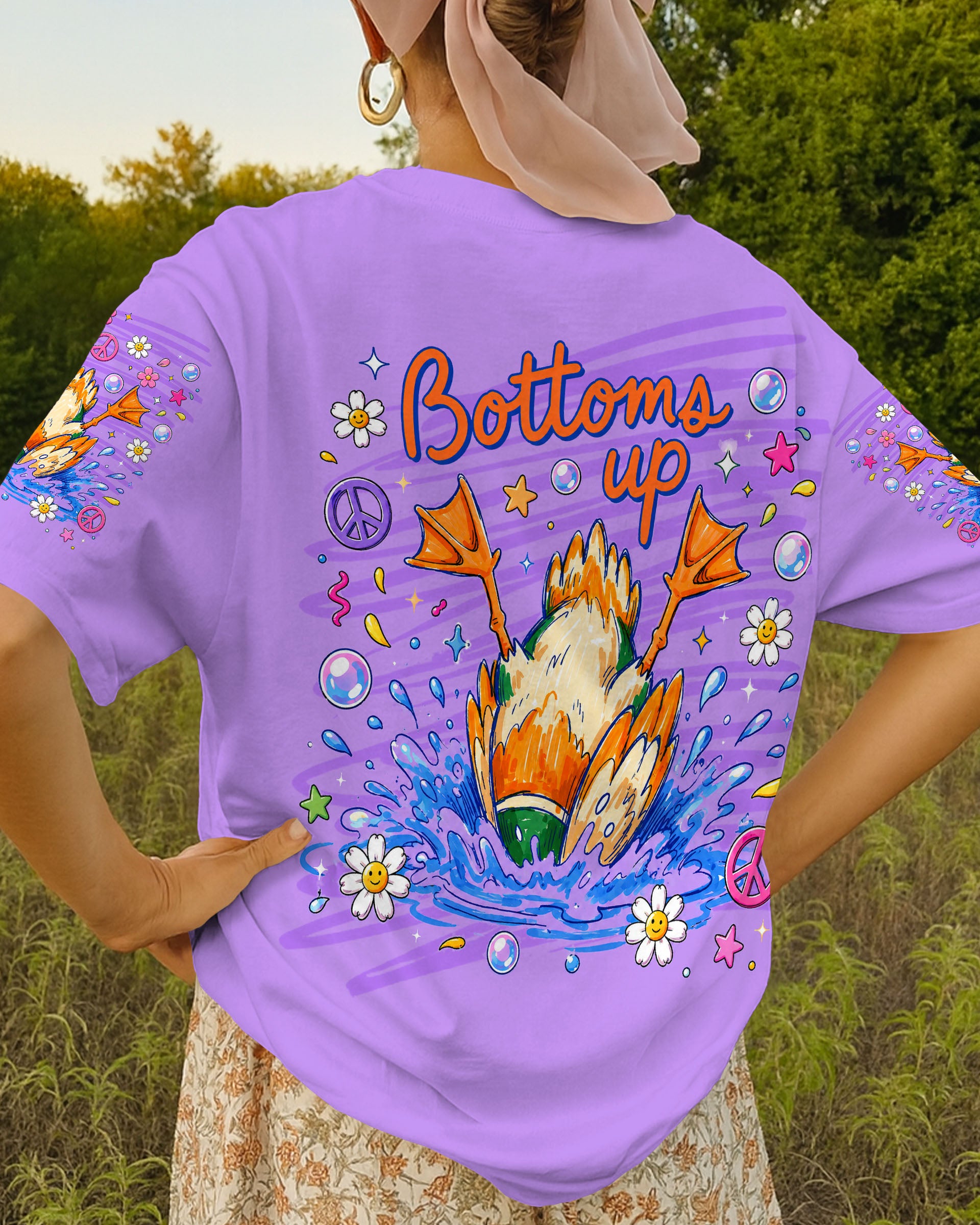 BOTTOMS UP DUCK  ALL OVER PRINT - TLNT0506264