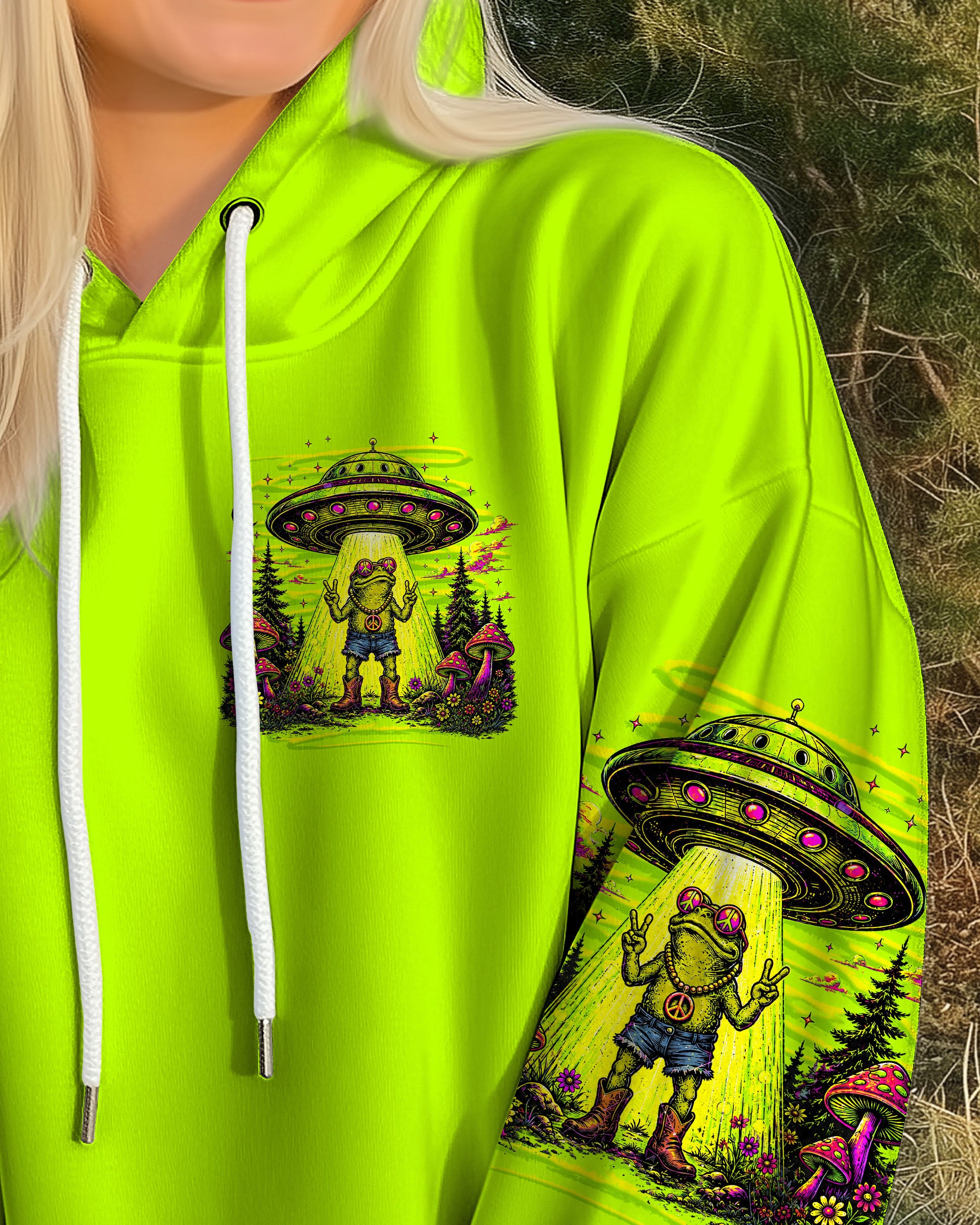 GOTTA GO VIBES ARE OFF FROG ALL OVER PRINT - TLNT1906261