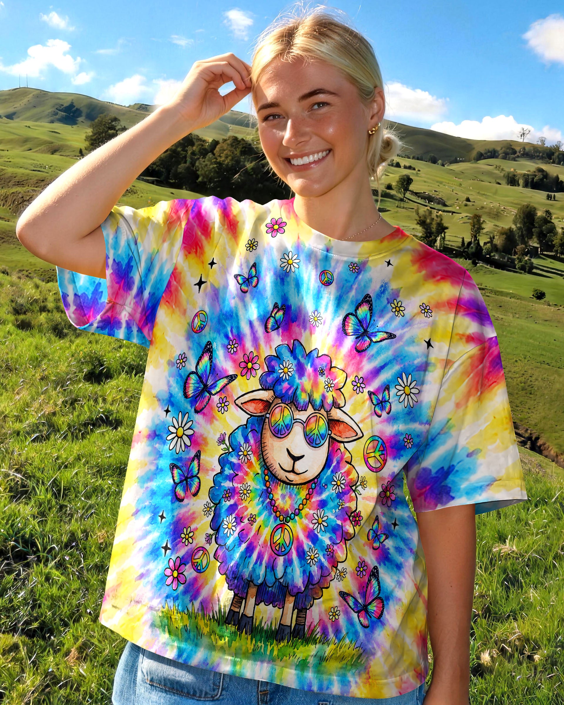 I'M NOT THE BLACK SHEEP SWIRL ALL OVER PRINT - TLNT1307262