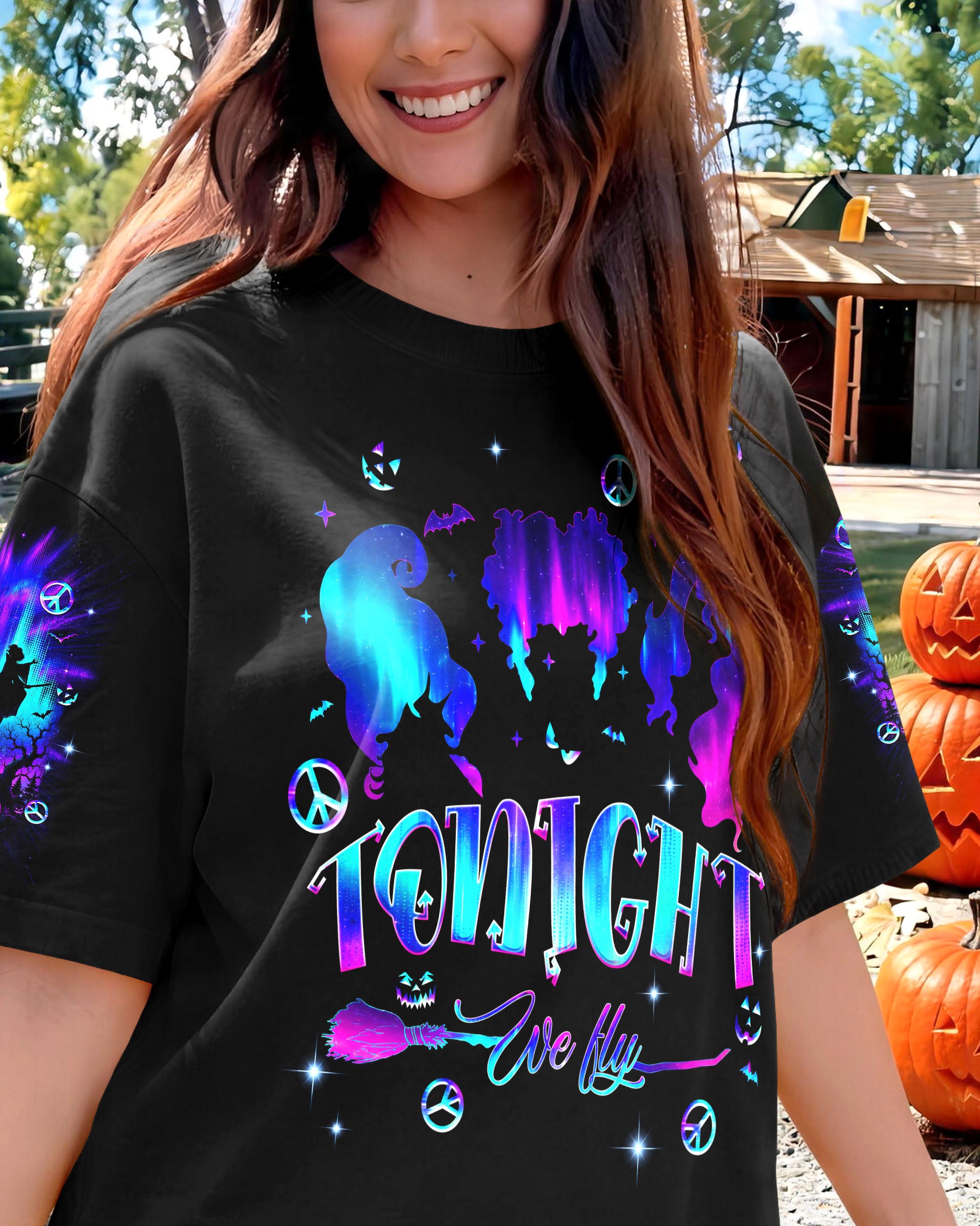 BUNCH OF HOCUS POCUS WITCH HALLOWEEN ALL OVER PRINT  - TLNT1607262