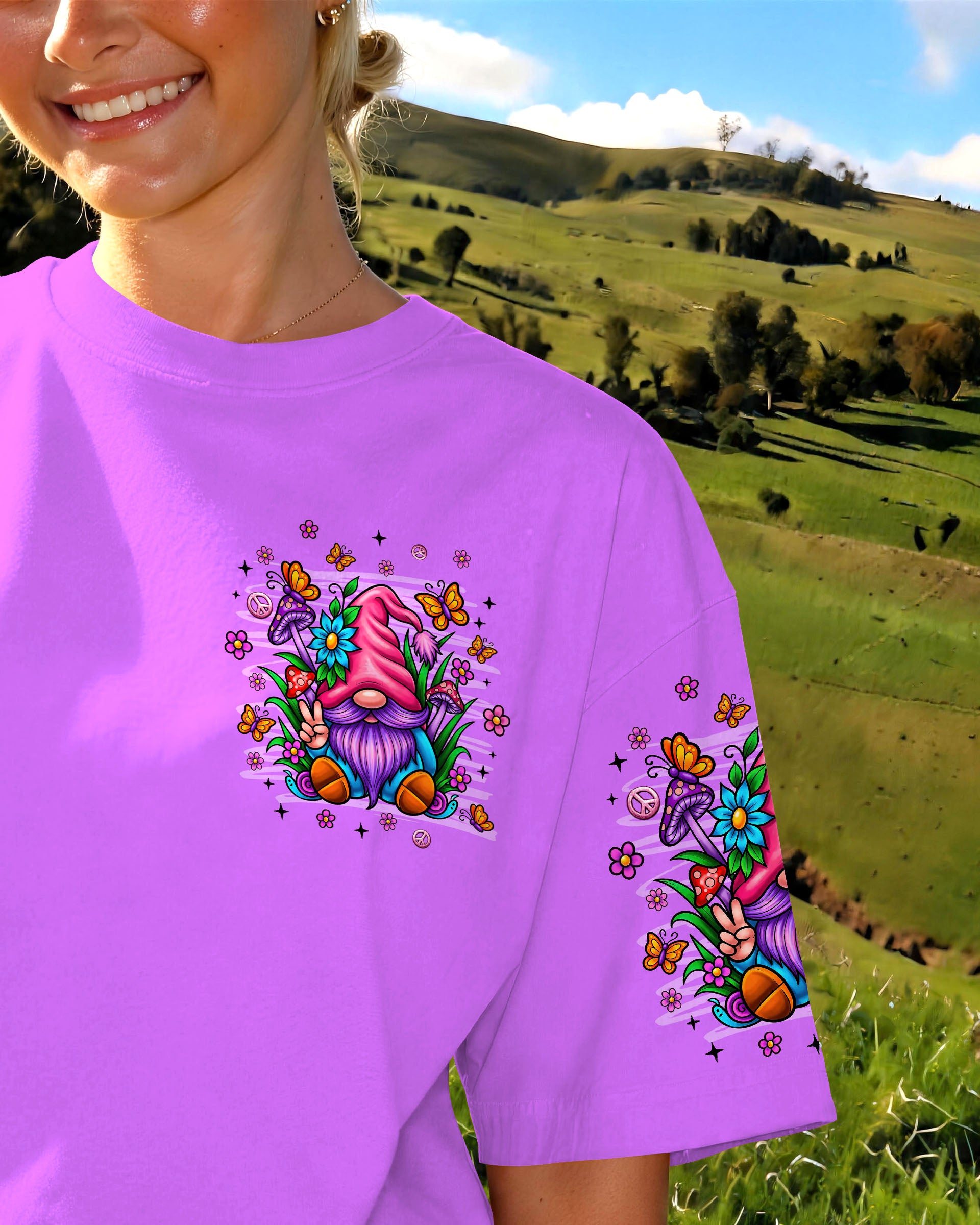 WHISPER WORDS OF WISDOM LET IT BE GNOME ALL OVER PRINT - TLNT2907261
