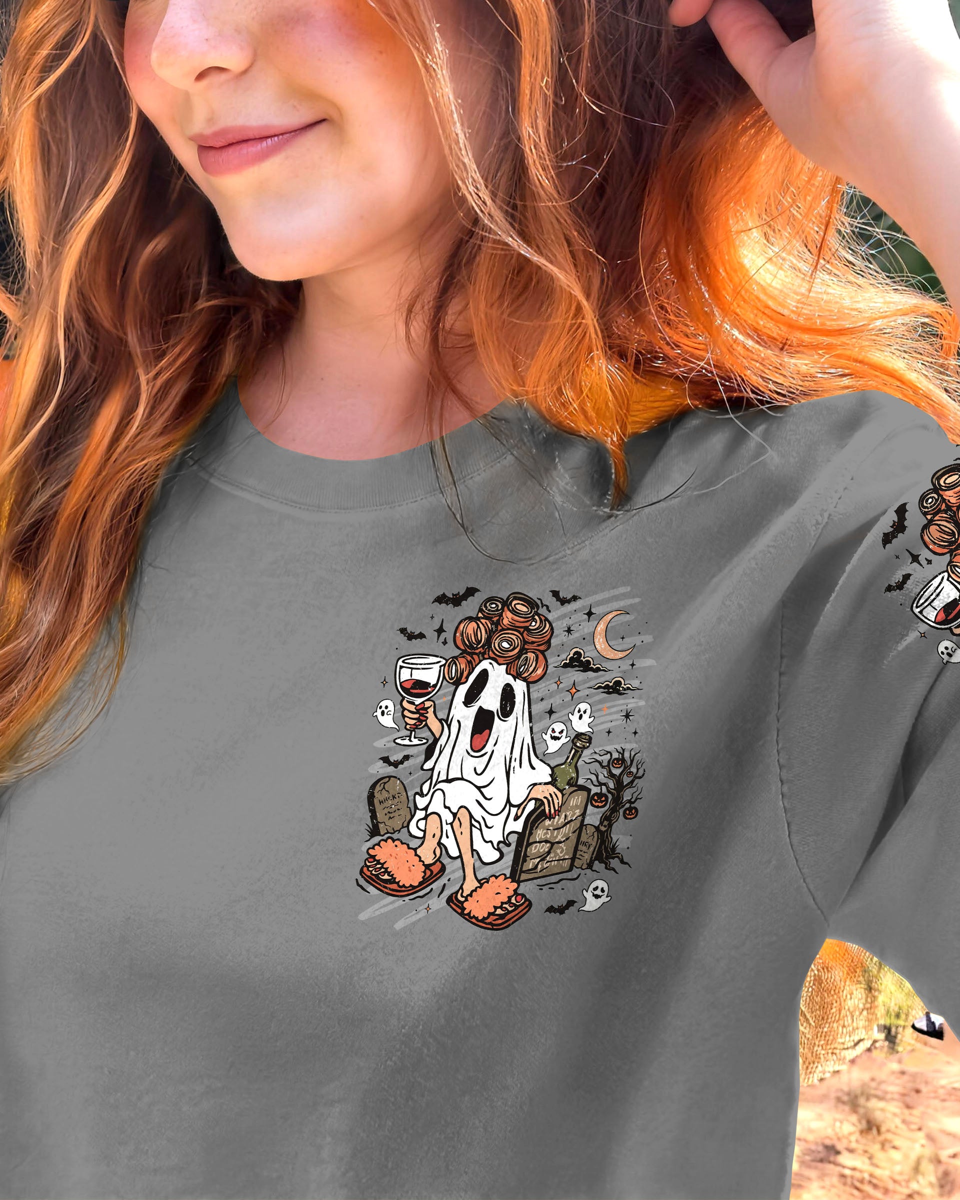 HAUNT MESS SPOOKY BOO HALLOWEEN ALL OVER PRINT  - TLNT1707263