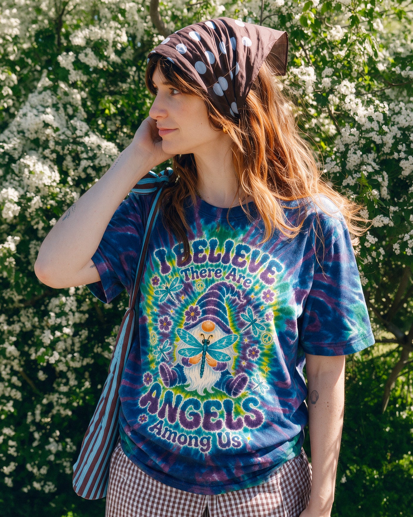 I BELIEVE ANGELS AMONG US GNOME ALL OVER PRINT - RI2107262
