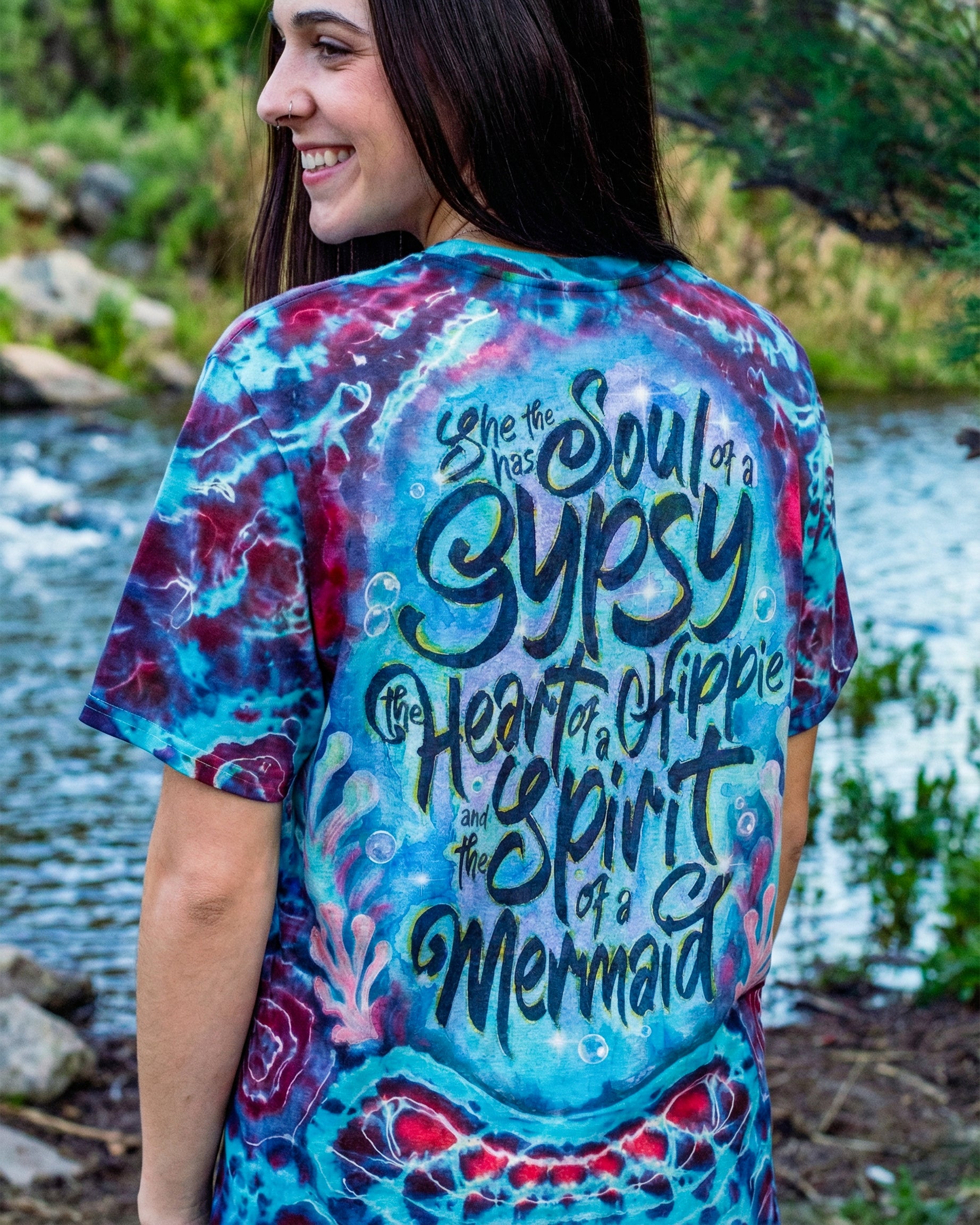 MERMAID SPIRIT FLOW ALL OVER PRINT - KM0604261