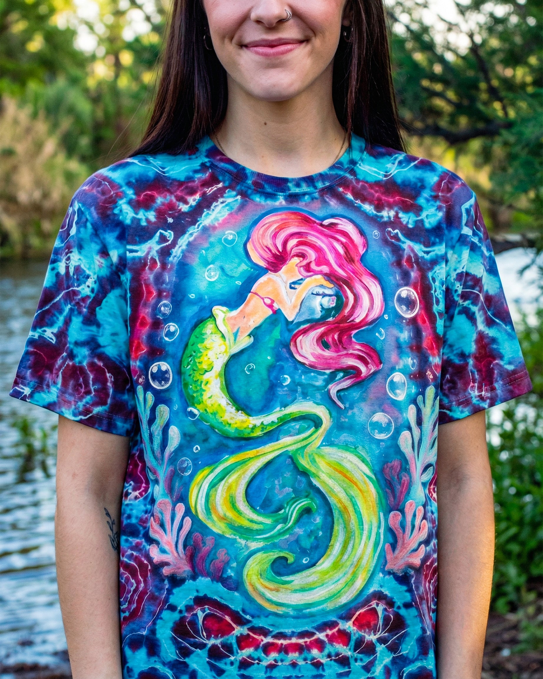 MERMAID SPIRIT FLOW ALL OVER PRINT - KM0604261