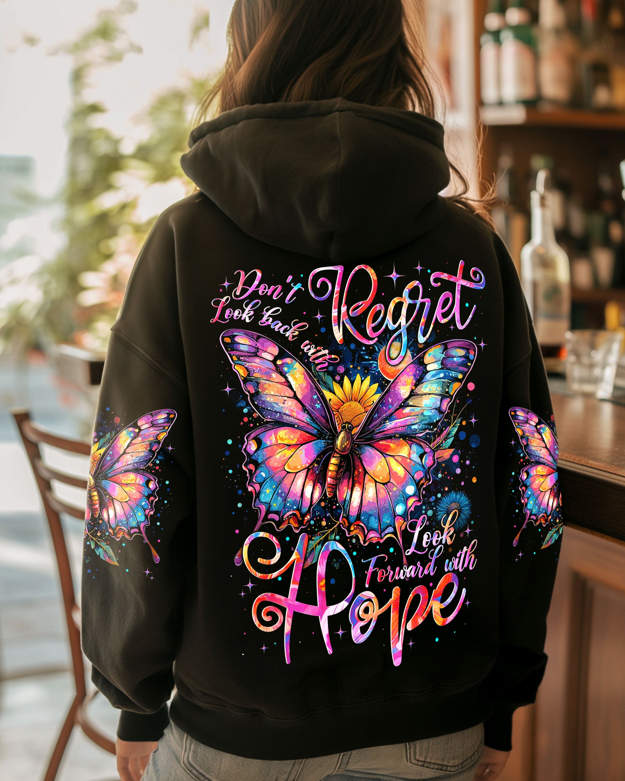 LOOK FORWARD WITH HOPE BUTTERFLY ALL OVER PRINT - TYTM1309242