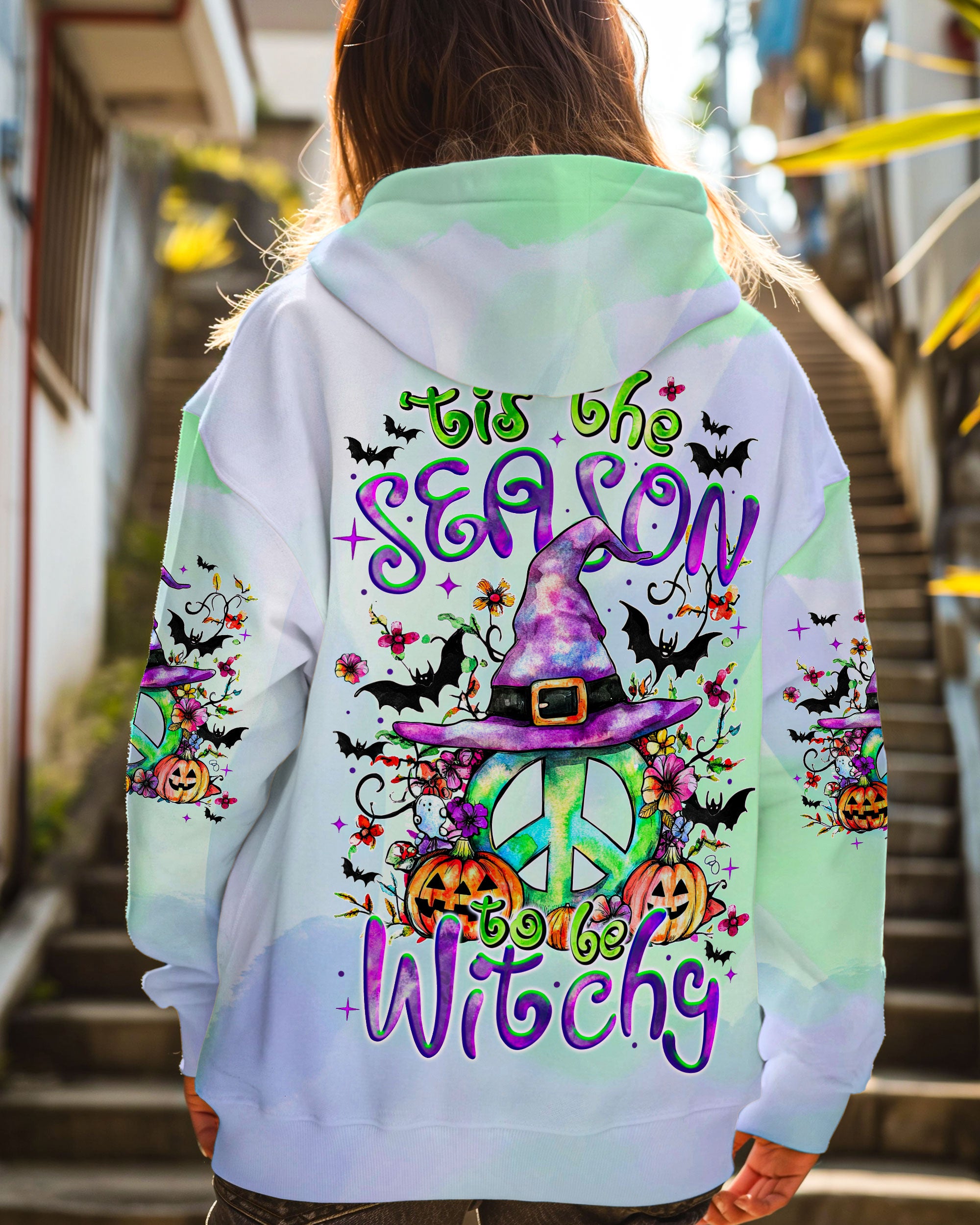 'TIS THE SEASON TO BE WITCHY HALLOWEEN ALL OVER PRINT - TYTM2808241