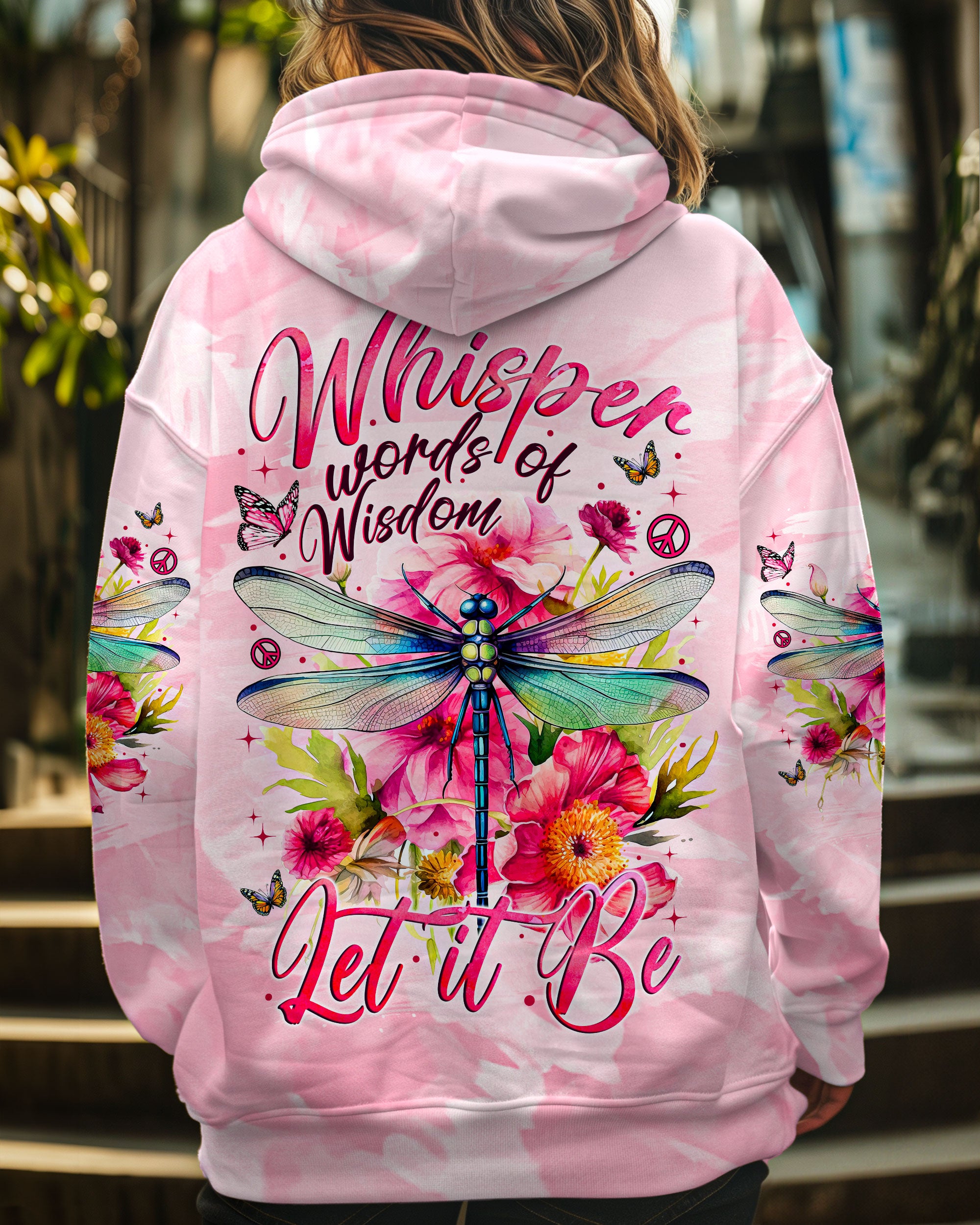 WHISPER WORDS OF WISDOM LET IT BE DRAGONLFY ALL OVER PRINT - TYTM1110241