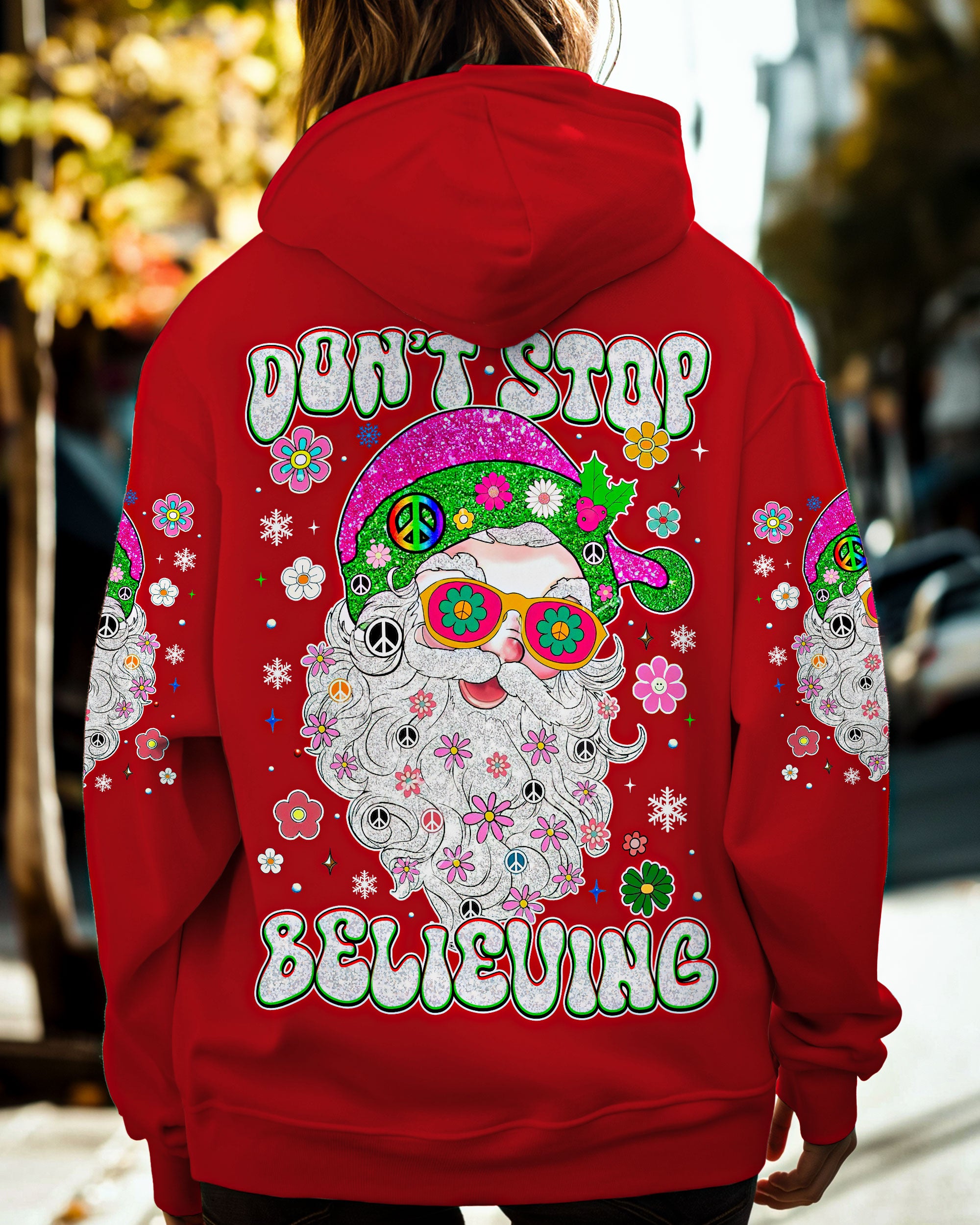 DON'T STOP BELIEVING CHRISTMAS ALL OVER PRINT - TYTM1211242