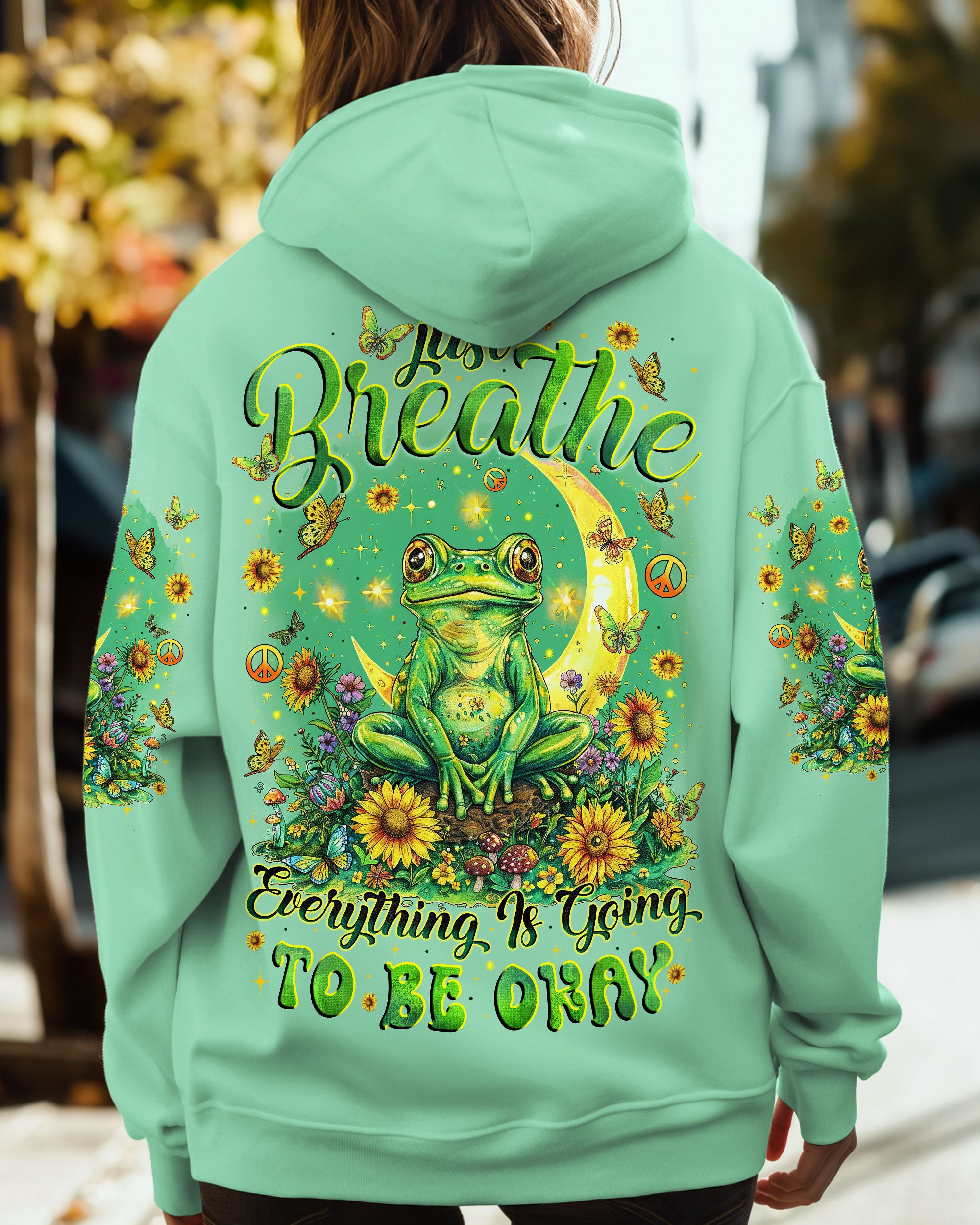JUST BREATHE FROG ALL OVER PRINT - TYTM2412242