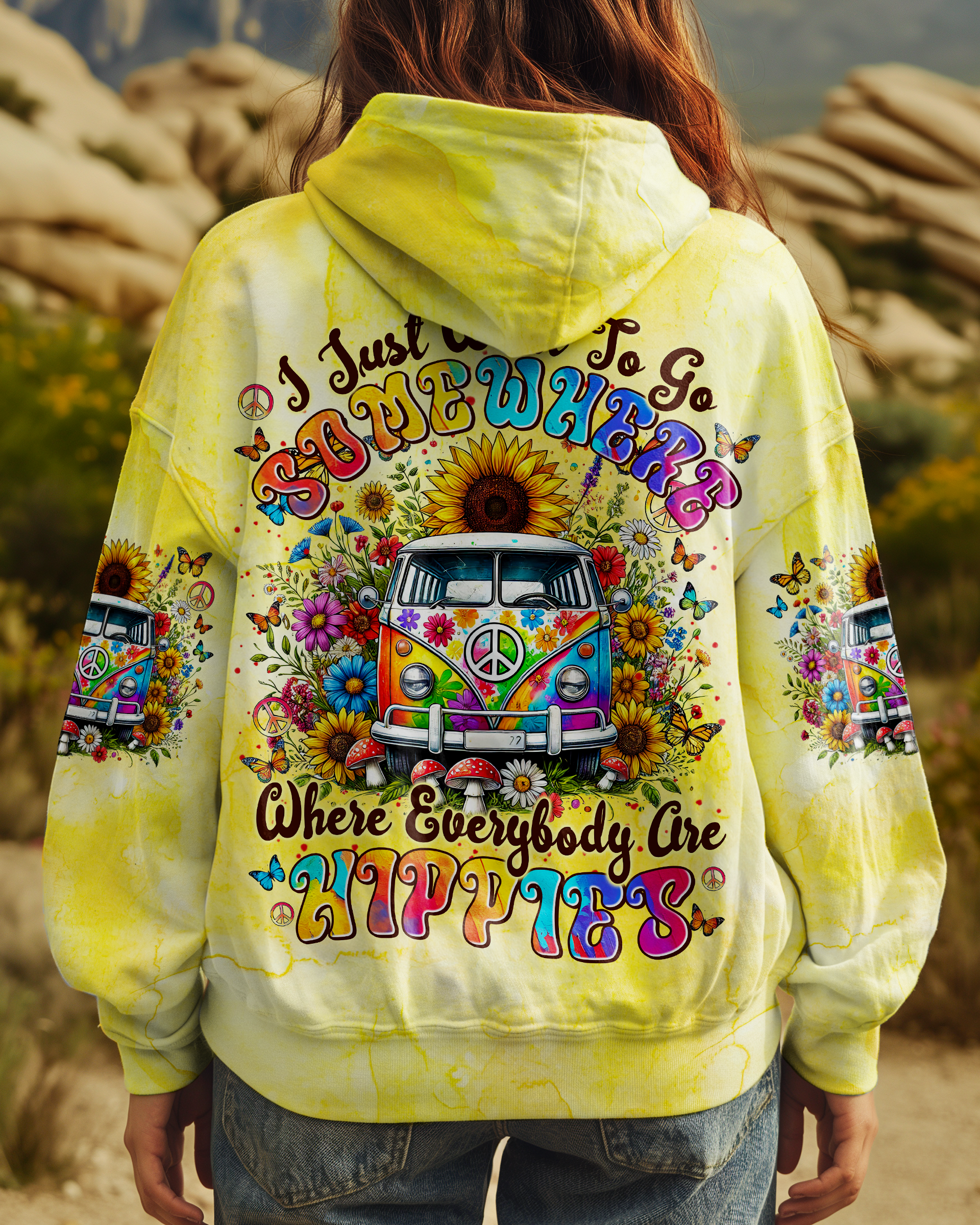 EVERYBODY ARE HIPPIES ALL OVER PRINT - TYTM2008241