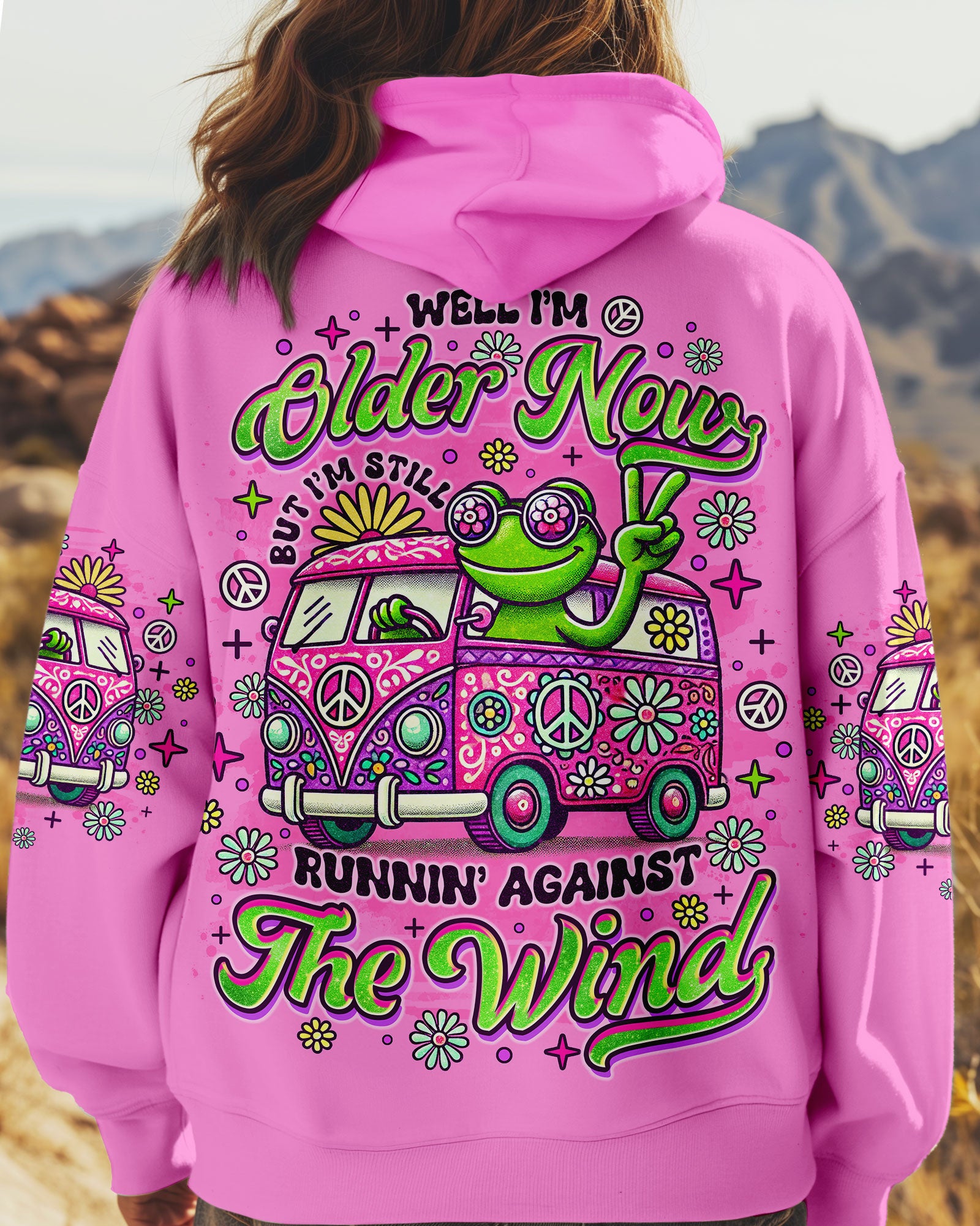 RUNNING AGAINST THE WIND FROG BUS ALL OVER PRINT - TLNO2509241