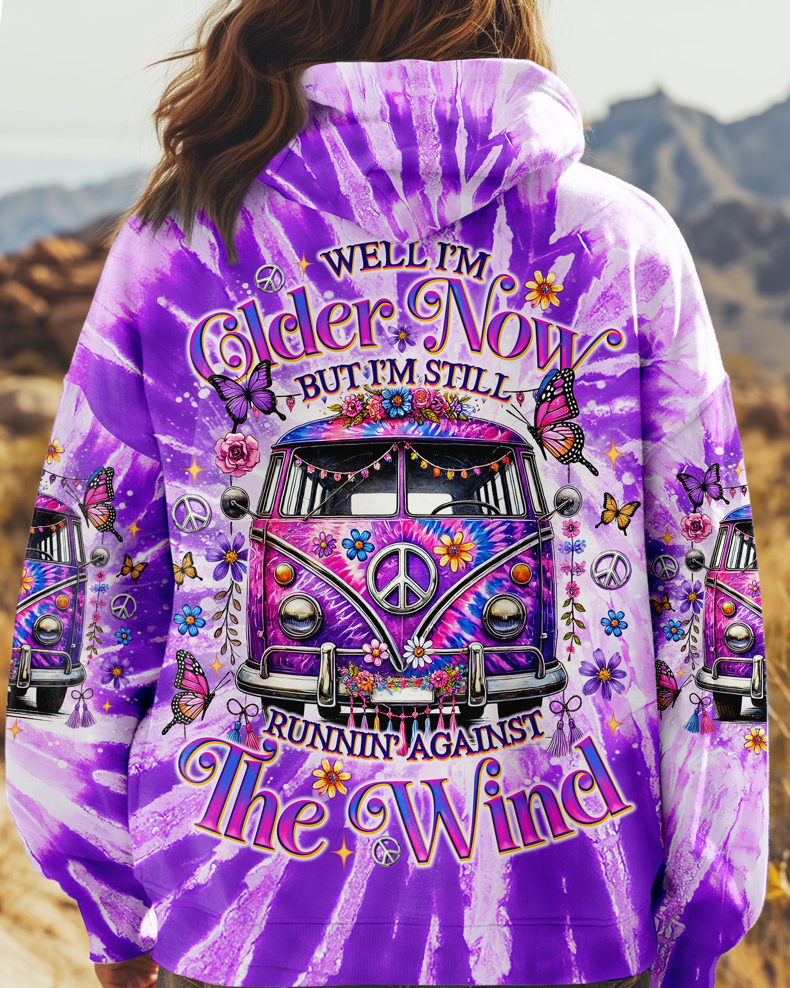 RUNNING AGAINST THE WIND BUS TIE DYE ALL OVER PRINT - TLNO3112242
