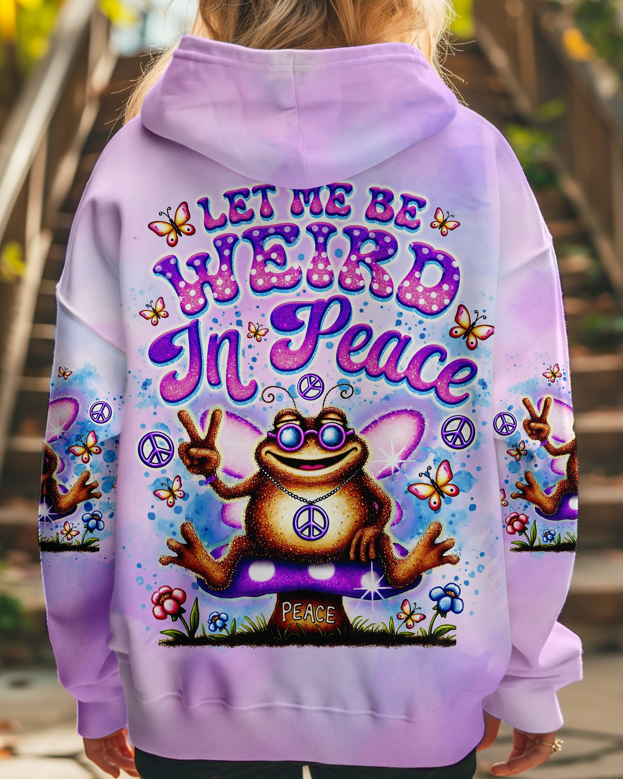 LET ME BE WEIRD IN PEACE TOAD ALL OVER PRINT - TLNO1209243