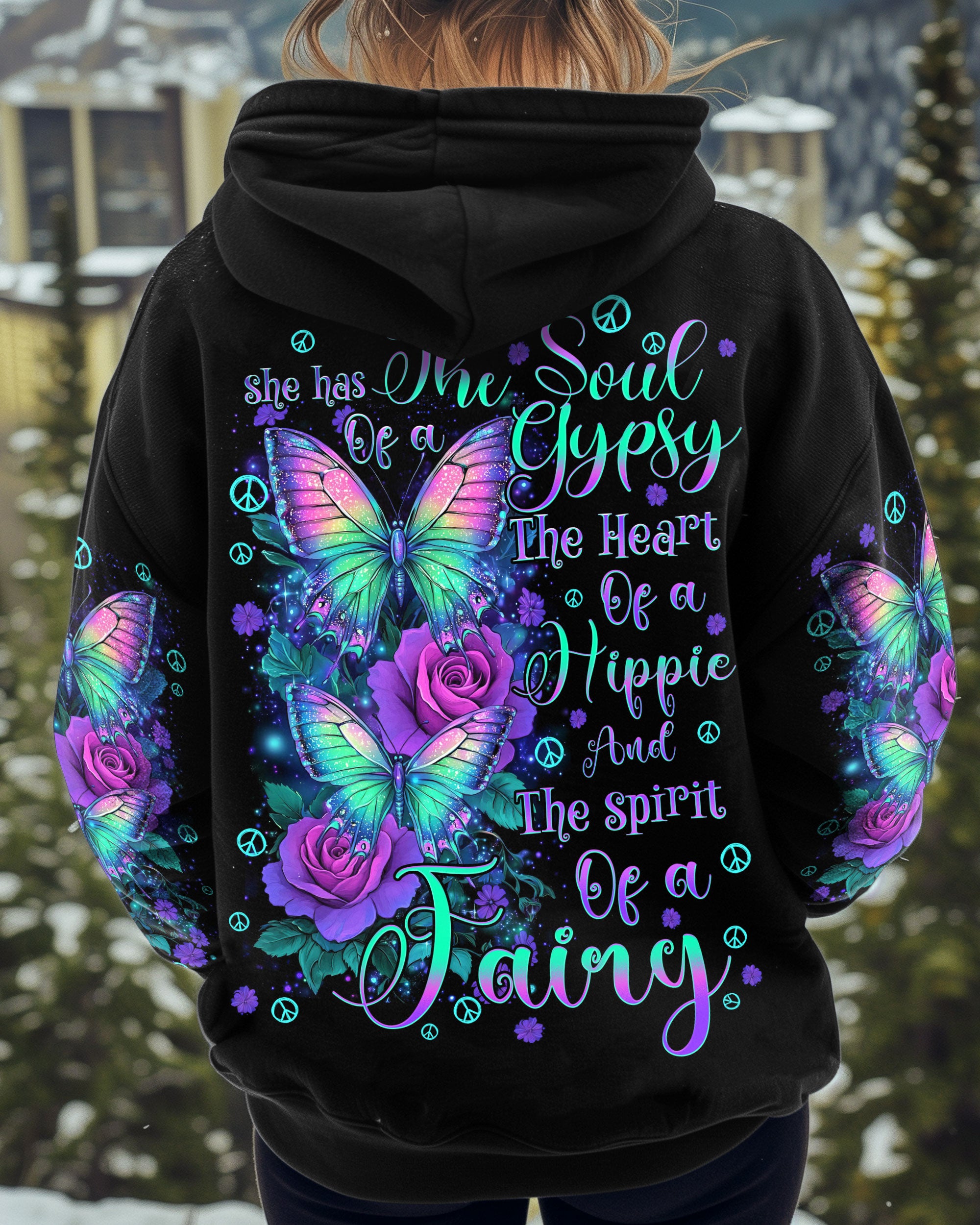 SPIRIT OF A FAIRY BUTTERFLIES ALL OVER PRINT - TY0512241