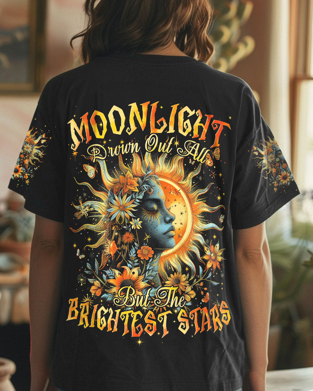 MOONLIGHT DROWNS OUT ALL BUT THE BRIGHTEST STARS ALL OVER PRINT - TYTM3007242