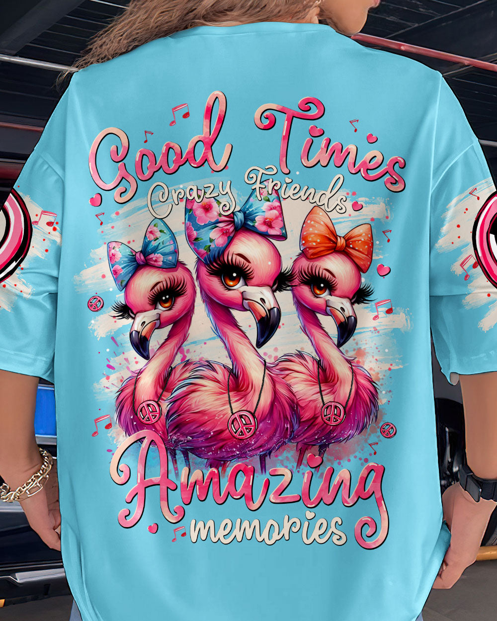 GOOD TIMES CRAZY FRIEND FLAMINGO ALL OVER PRINT - TYTM2205243