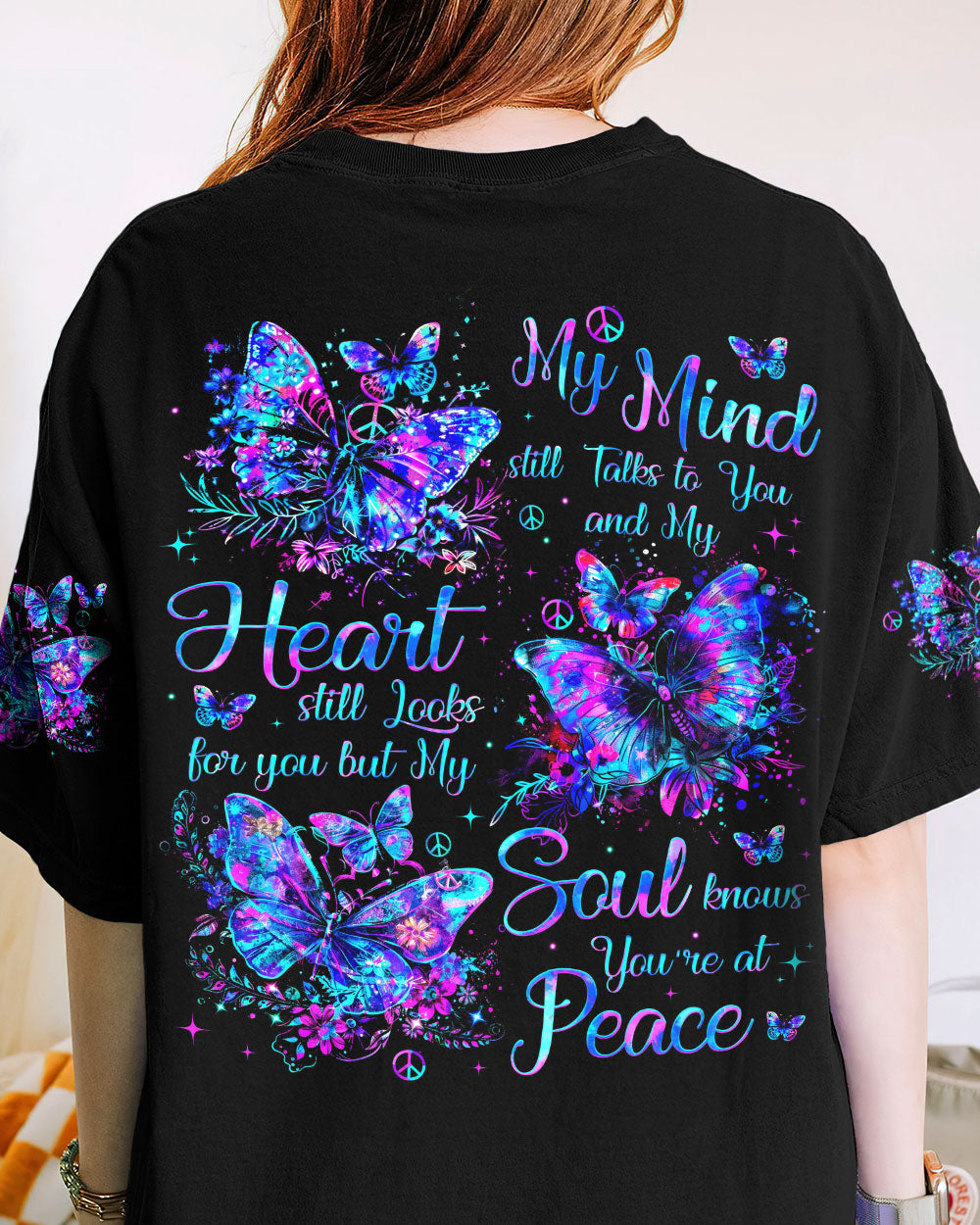 MY SOUL KNOWS YOU'RE AT PEACE BUTTERFLIES ALL OVER PRINT - TYTM1206244
