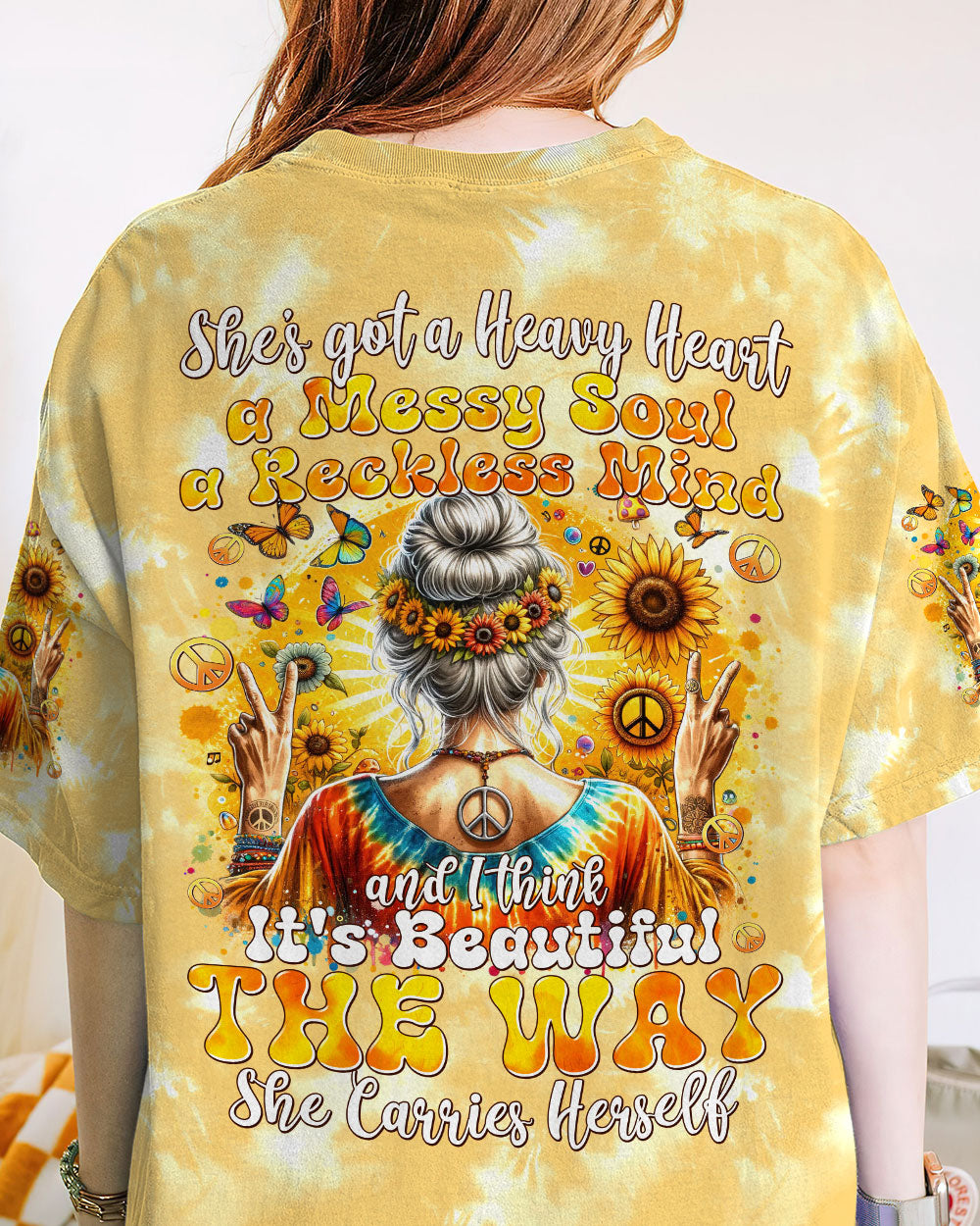 SHE'S GOT A HEAVY HEART A MESSY SOUL ALL OVER PRINT - TYTM0805245