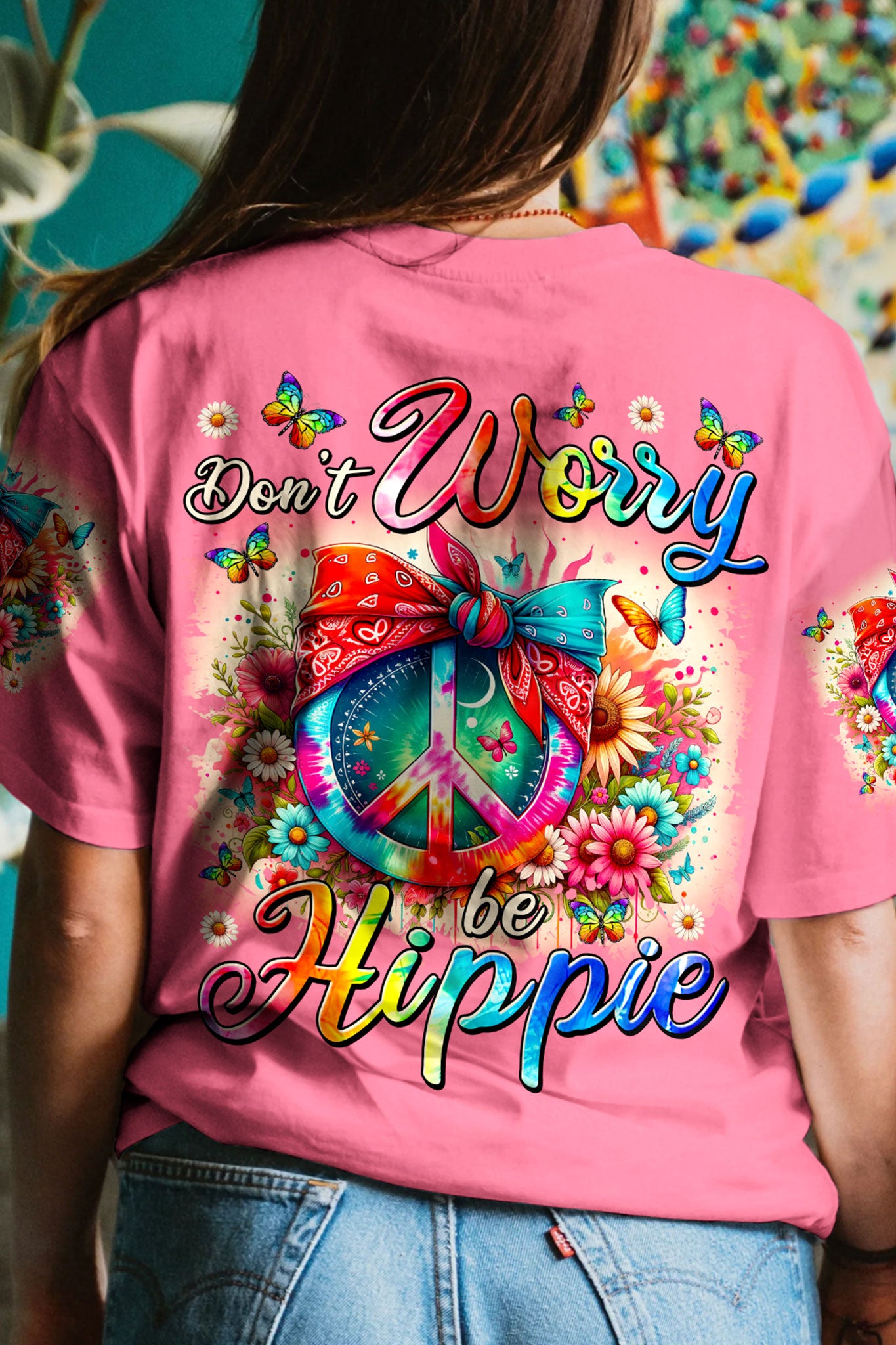 DON'T WORRY BE HIPPIE ALL OVER PRINT - TYTM1105242