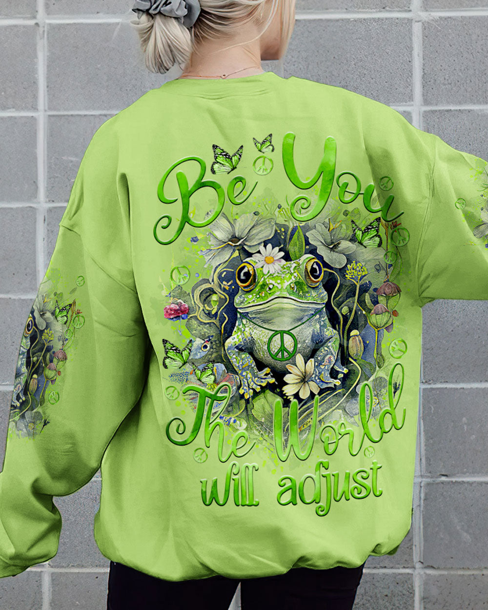 BE YOU THE WORLD WILL ADJUST ALL OVER PRINT - TYTM2408231