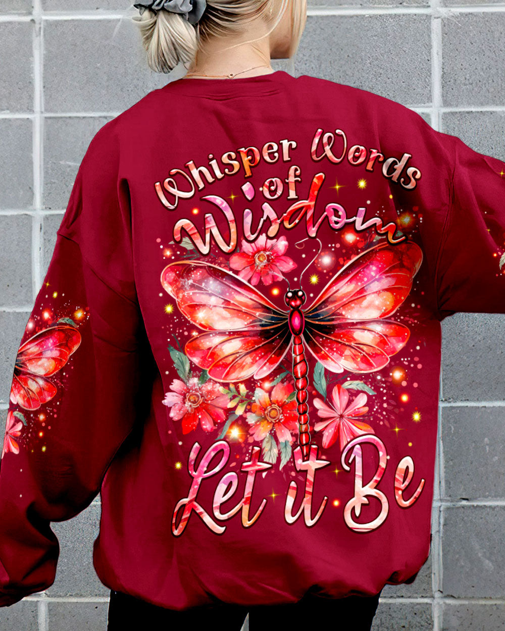WHISPER WORDS OF WISDOM DRAGONFLY CHRISTMAS ALL OVER PRINT - TYTM0909234