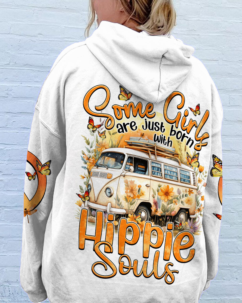 BORN WITH HIPPIE SOULS ALL OVER PRINT - TYTM1508234