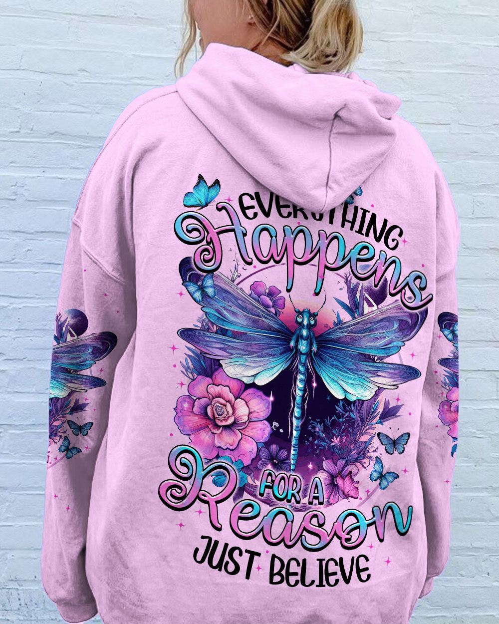 JUST BELIEVE DRAGONFLY ALL OVER PRINT - TYTM1408232