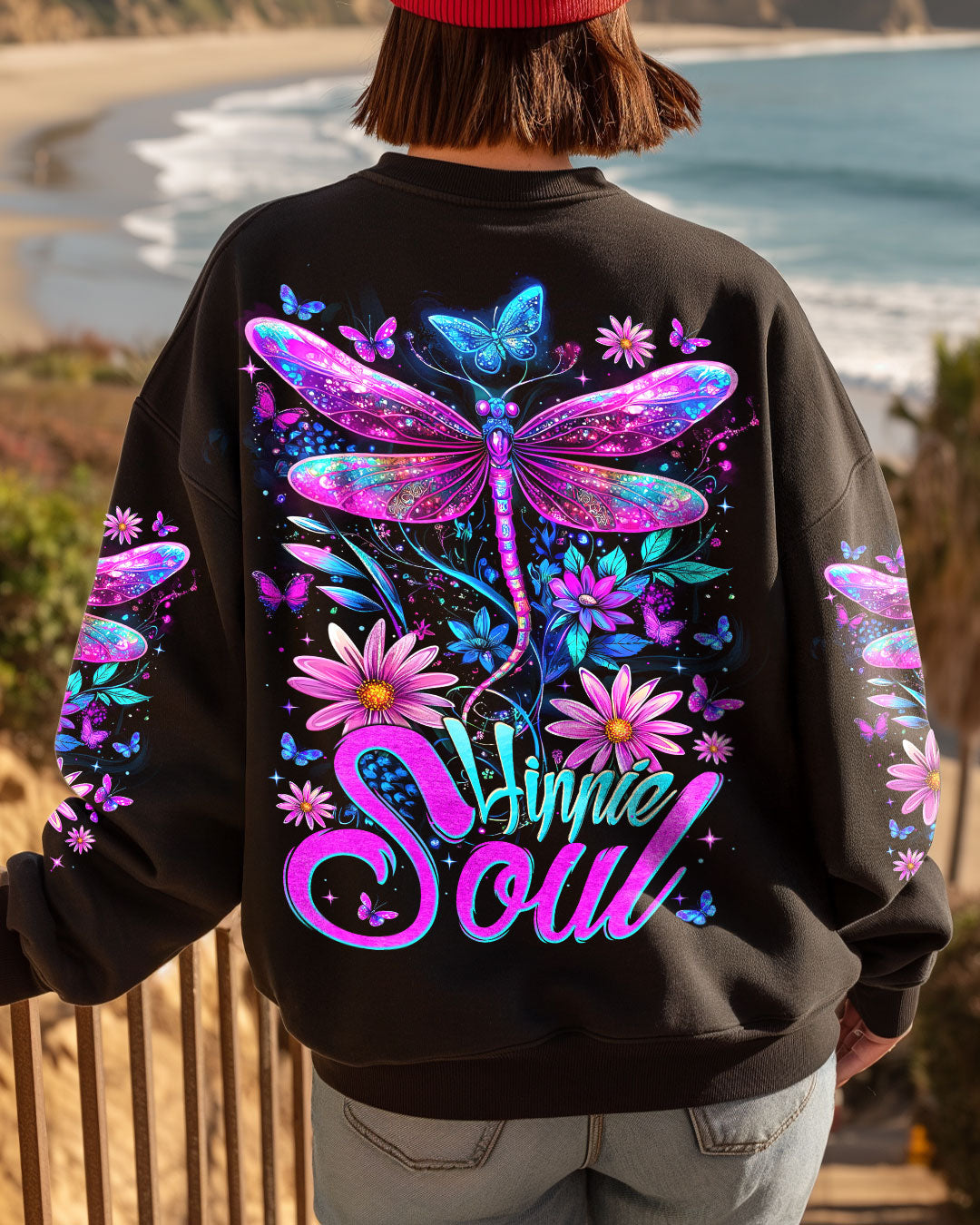 HIPPIE SOUL DRAGONFLY ALL OVER PRINT - TYTM2602252