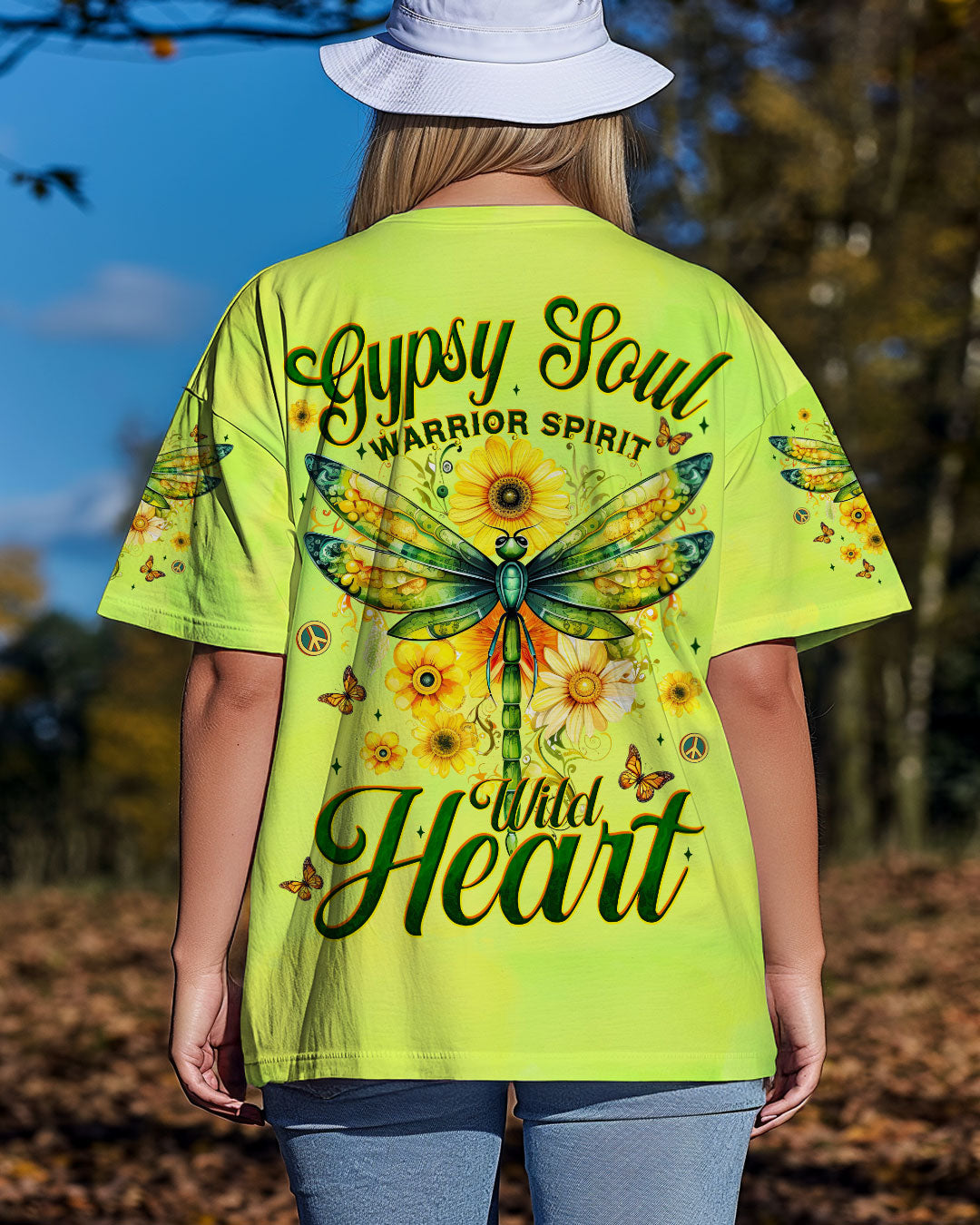 GYPSY SOUL DRAGONFLY ALL OVER PRINT - TYTM1703251