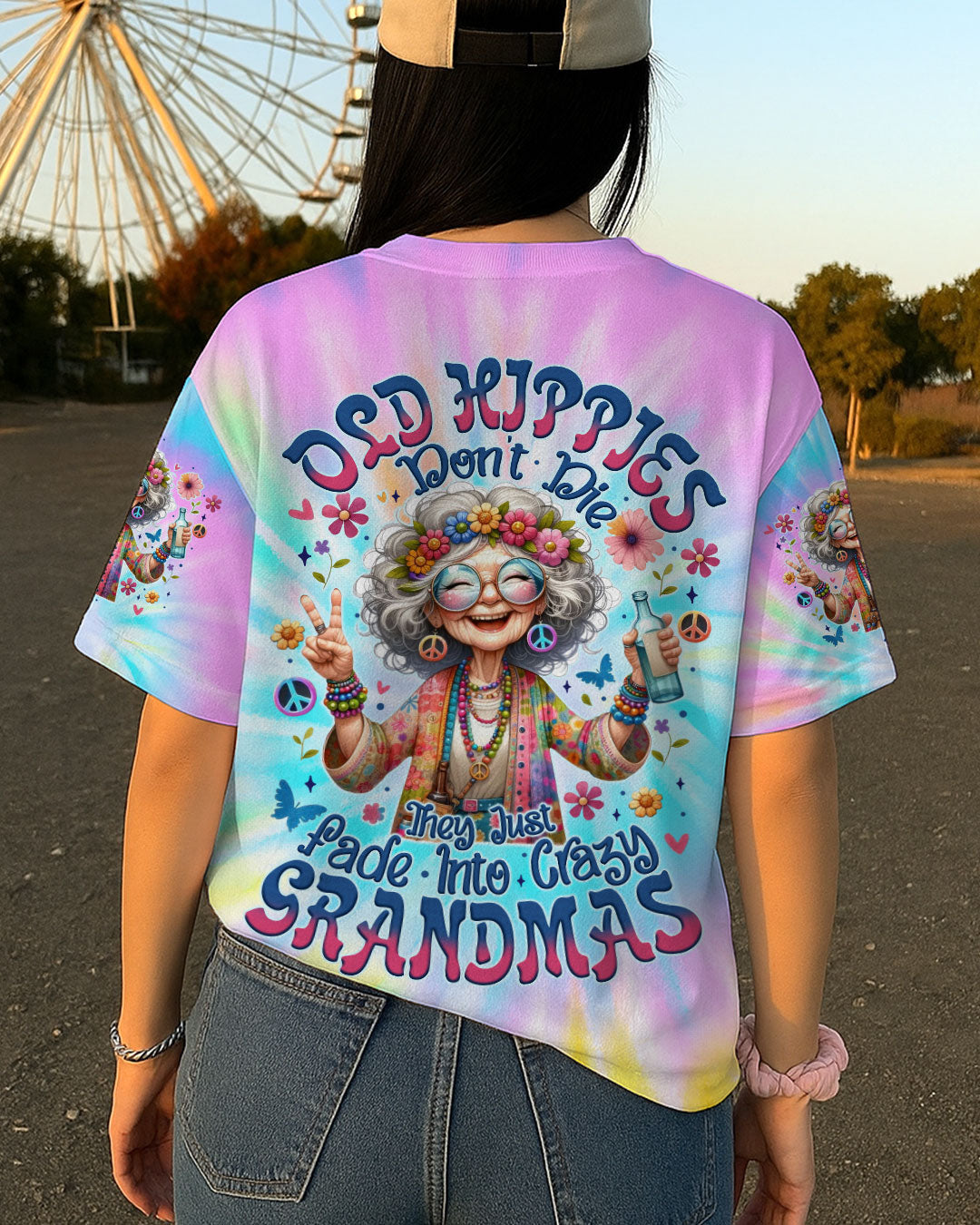 OLD HIPPIES TIE DYE ALL OVER PRINT - TYTM2905254