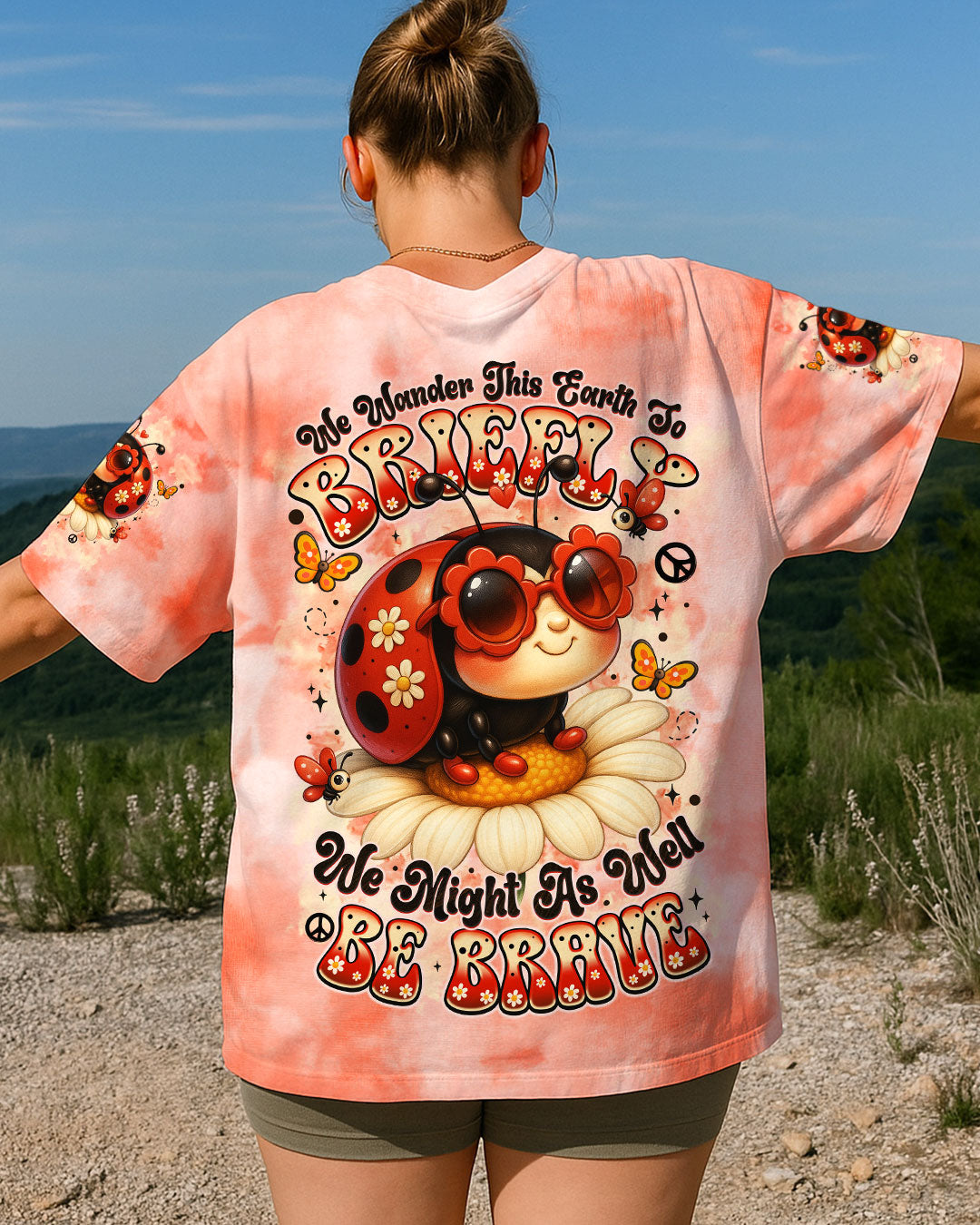 BE BRAVE LADYBUG ALL OVER PRINT - TYTM2406251