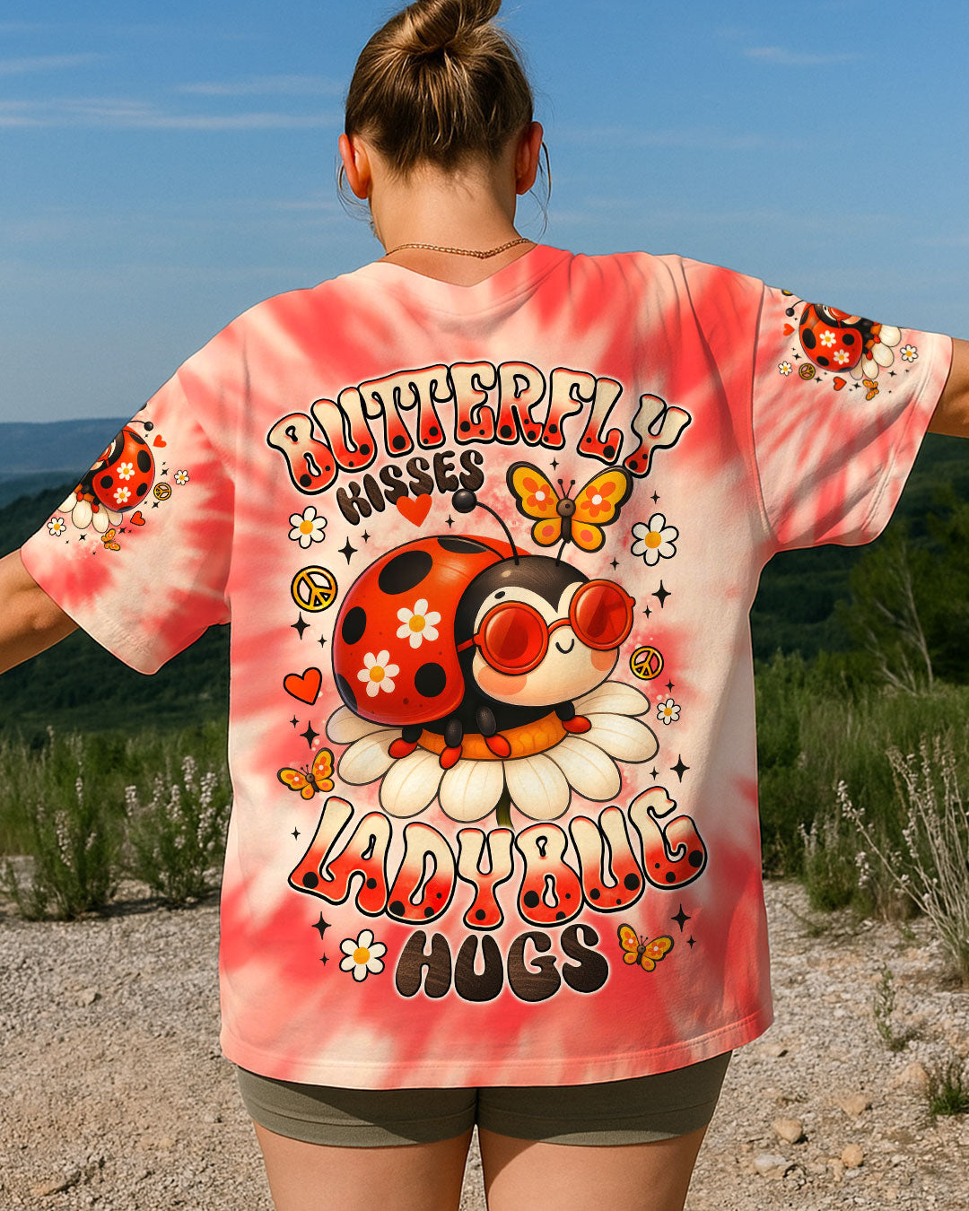 BUTTERFLY KISSES AND LADYBUG HUGS ALL OVER PRINT - TYTM1906252